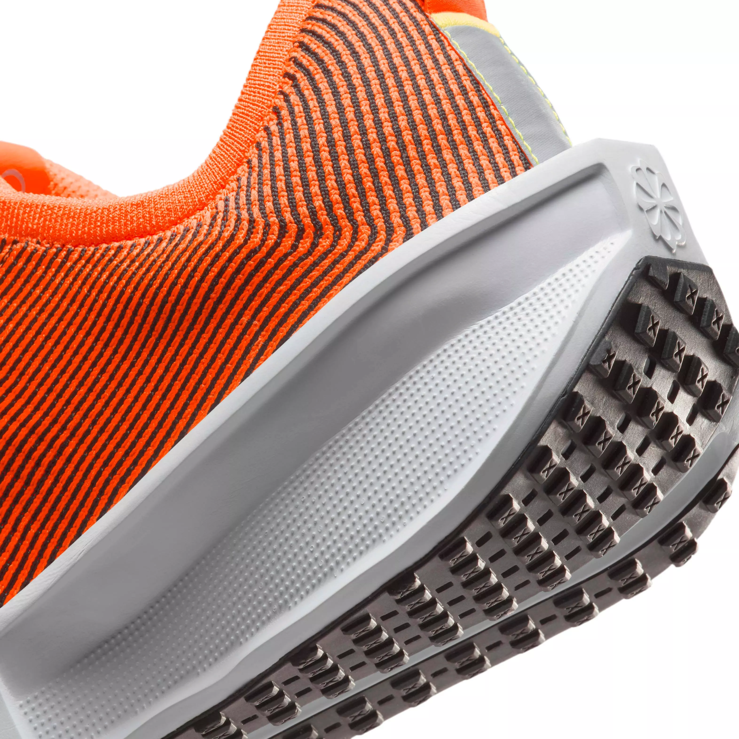 Nike Interact Run "Total Orange/Football Grey/Black/Volt" Men's Running Shoe - ORANGE/GREY/BLACK/VOLT