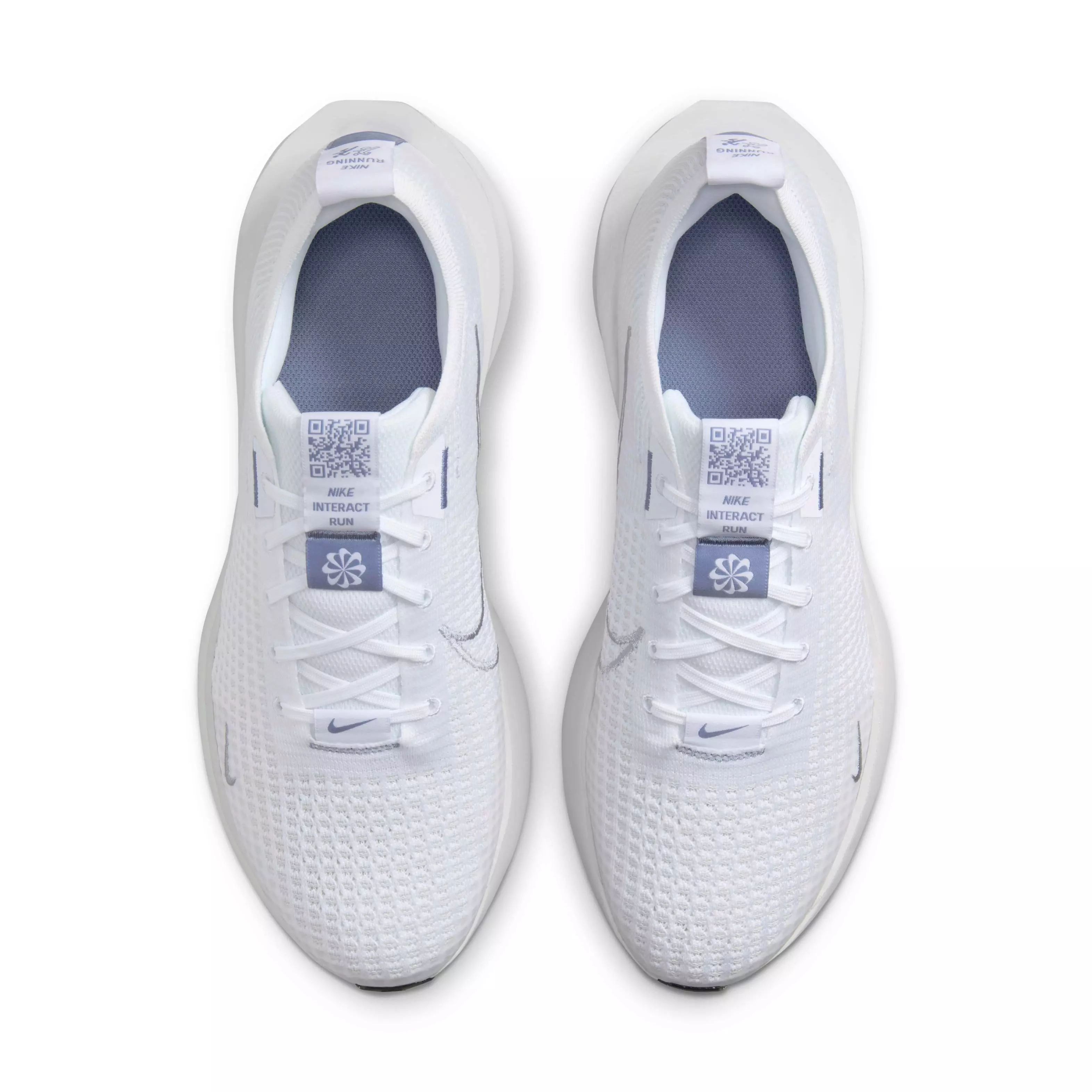 Nike Interact Run "White/Photon Dust/Black/Metallic Silver" Men's Running Shoe - WHITE/DUST/BLACK/SILVER