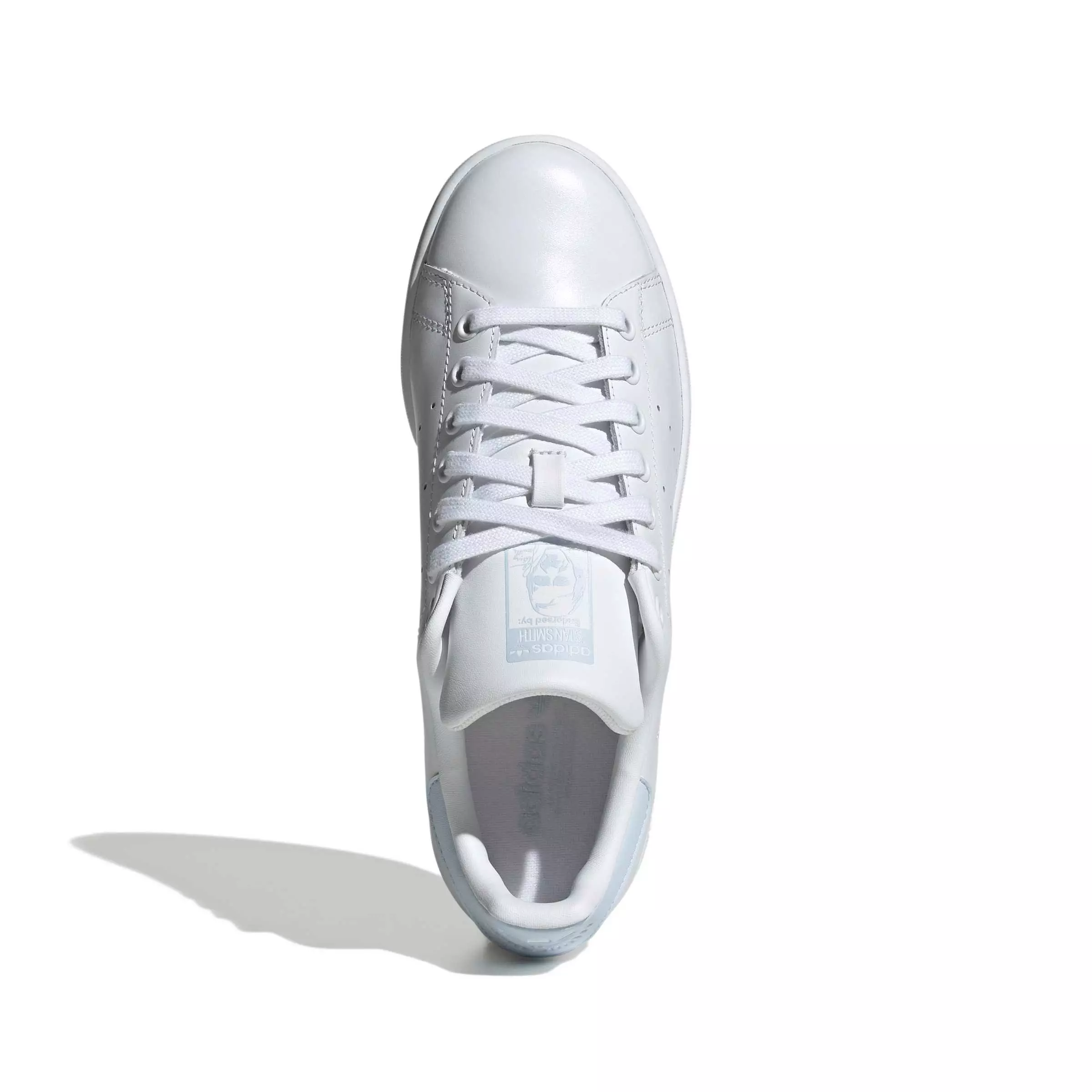 adidas Originals Stan Smith "Ftwr White/Ftwr White/Crystal Sky" Women's Shoe - WHITE/WHITE/SKY