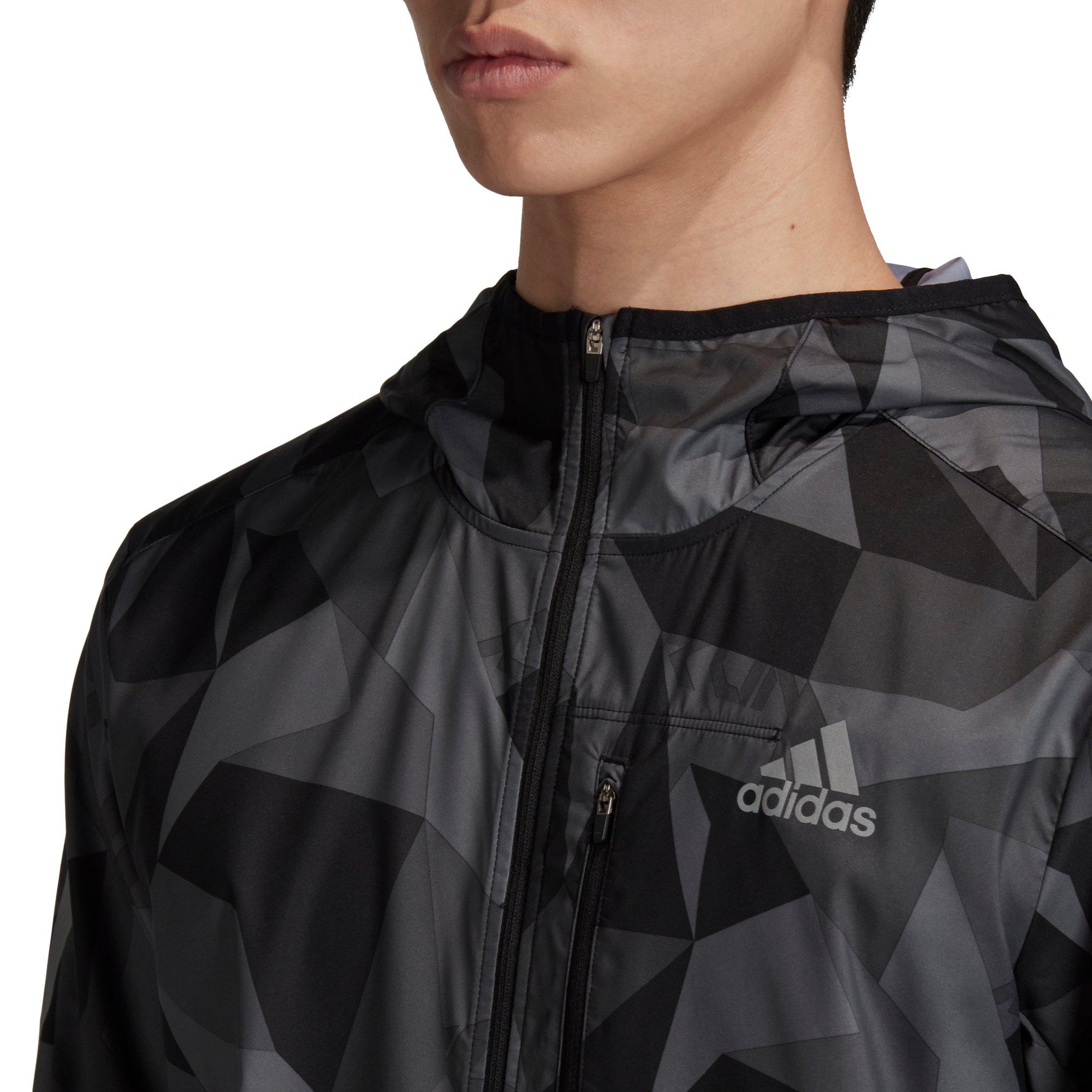 adidas own the run camo jacket