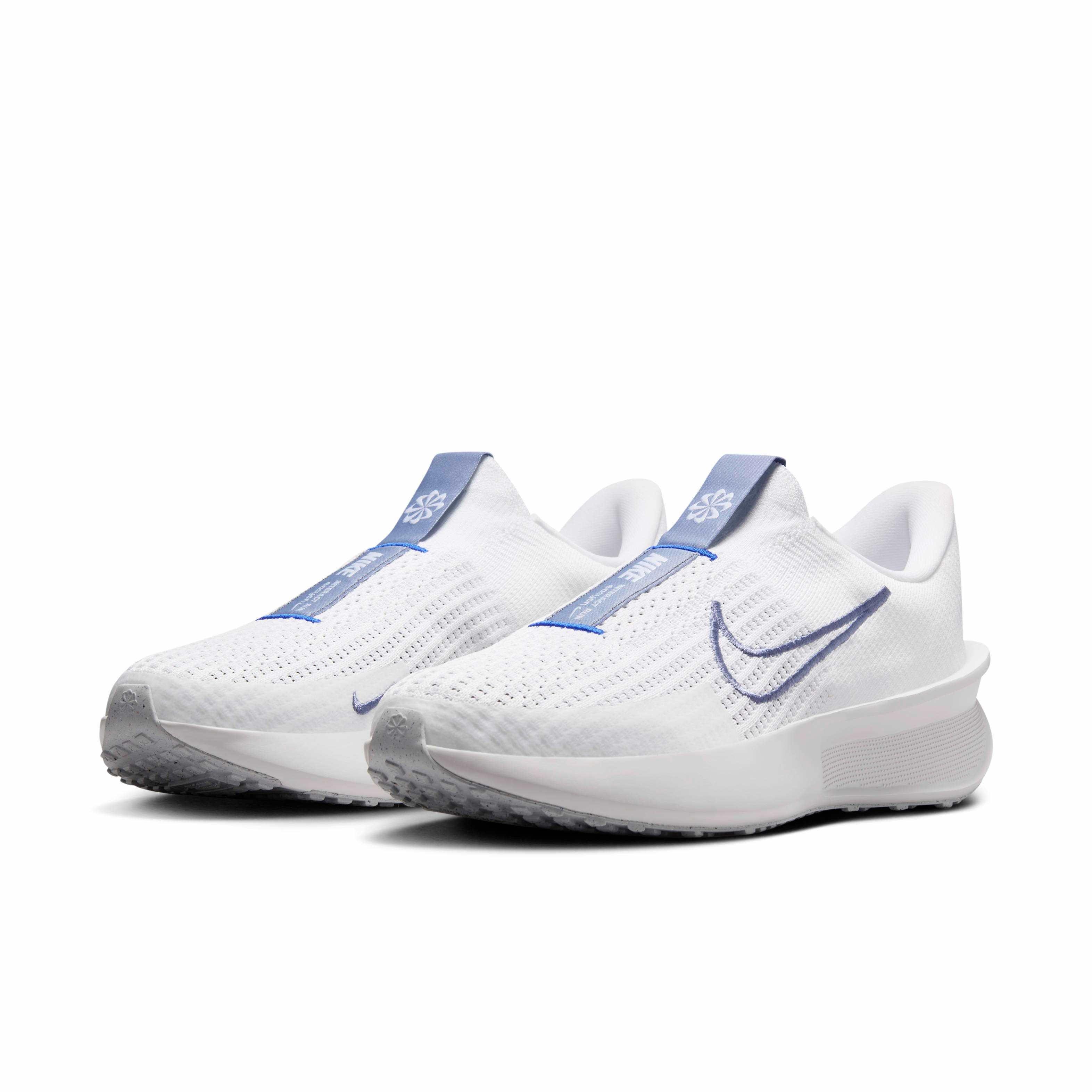 Nike Interact Run EasyOn "White/Black/Photon Dust/Racer Blue" Men's Running Shoe - WHITE/BLACK/DUST/BLUE Thumbnail View 3