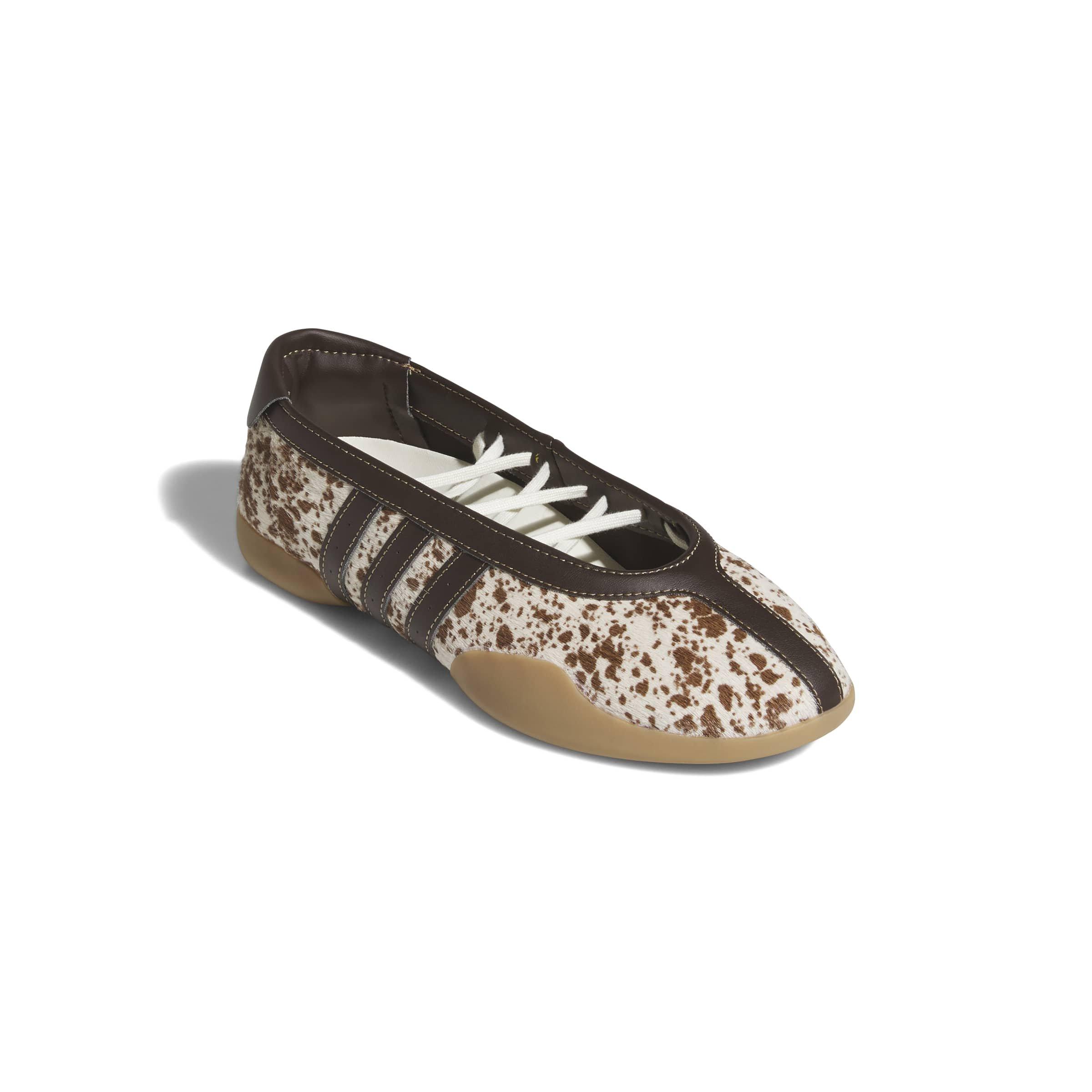 adidas Originals Taekwondo Mei Ballet "Off White/Dark Brown/Gum 4" Women's Shoe - OFF WHITE/DK BROWN/GUM Thumbnail View 3