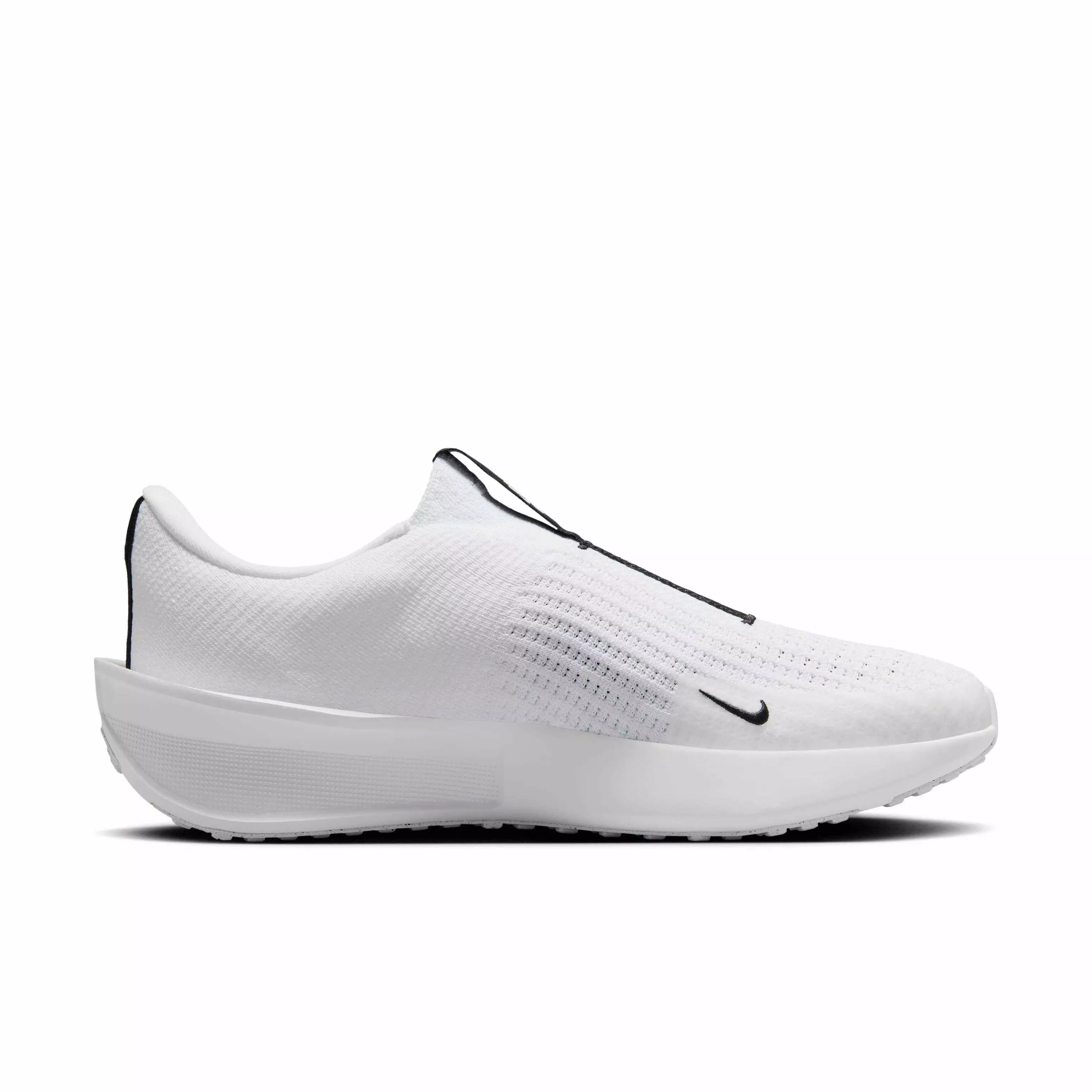 Nike Interact Run EasyOn "White/White/Black" Men's Running Shoe - WHITE/WHITE/BLACK