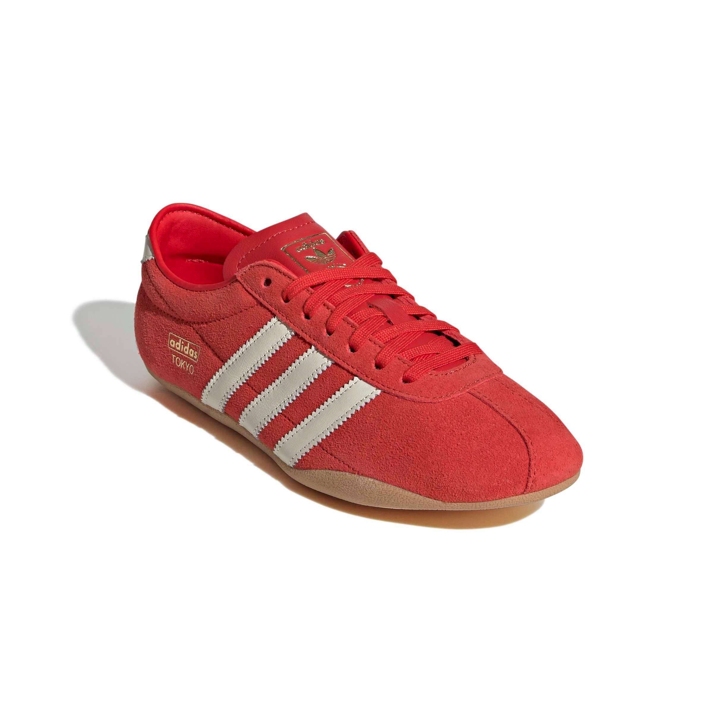 adidas Originals Tokyo "Red/Off White/Gum 3" Women's Shoe - RED/WHITE Thumbnail View 3