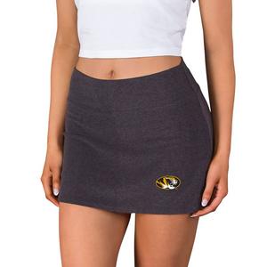 College Concepts Women's Missouri Tigers Centerline Skort - Charcoal