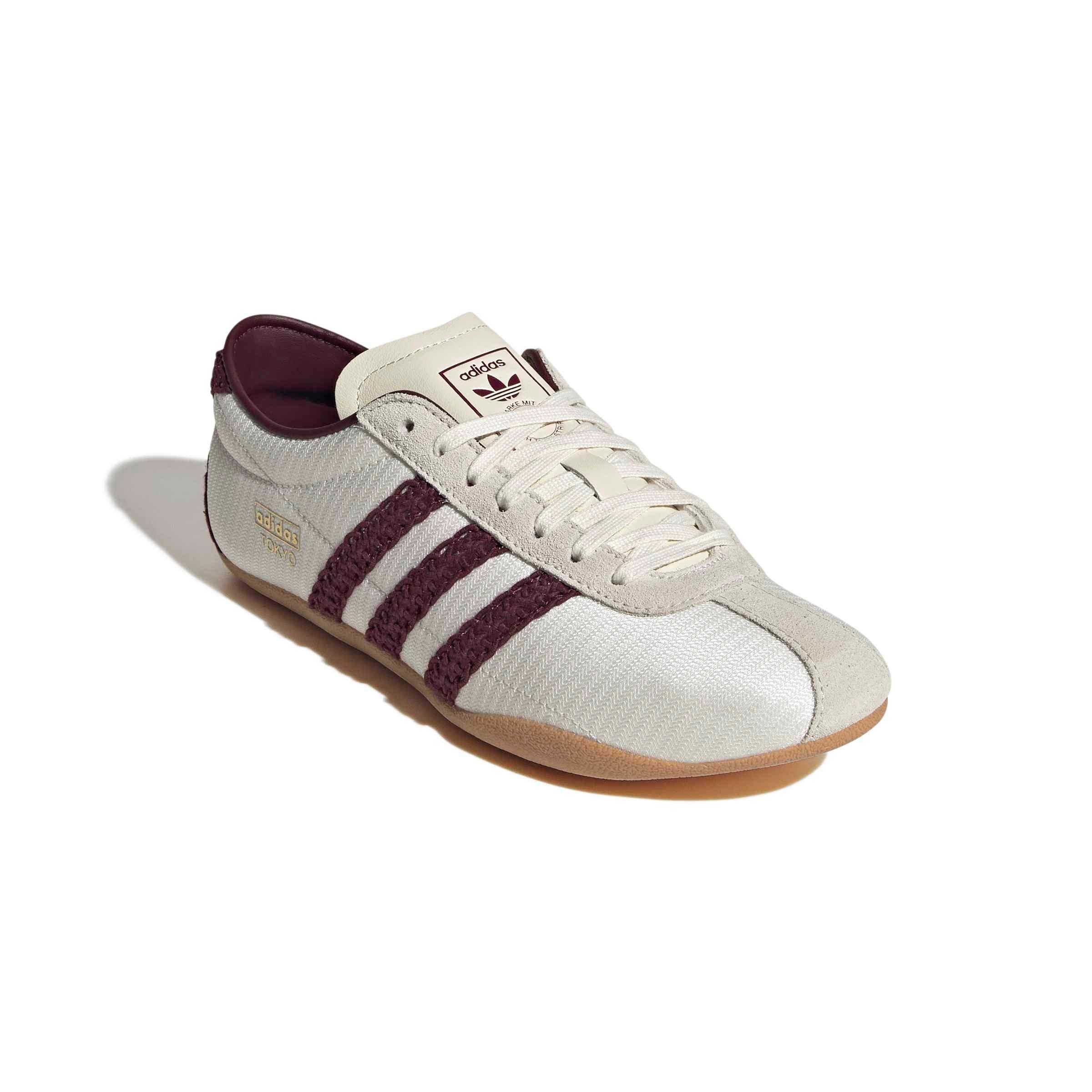 adidas Originals Tokyo "Off White/Maroon/Gum 3" Women's Shoe - OFF WHITE/MAROON/GUM Thumbnail View 3
