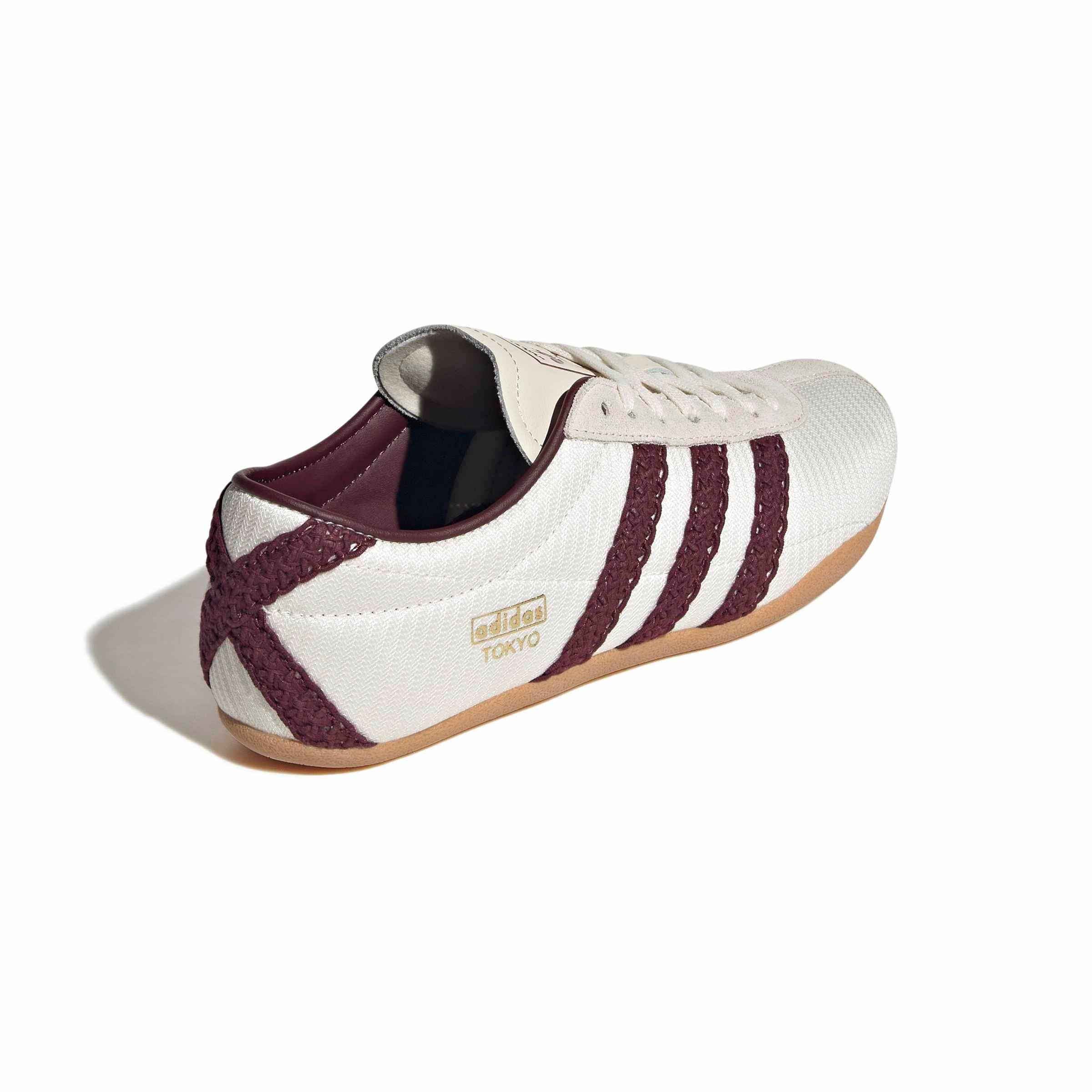 adidas Originals Tokyo "Off White/Maroon/Gum 3" Women's Shoe - OFF WHITE/MAROON/GUM Thumbnail View 4