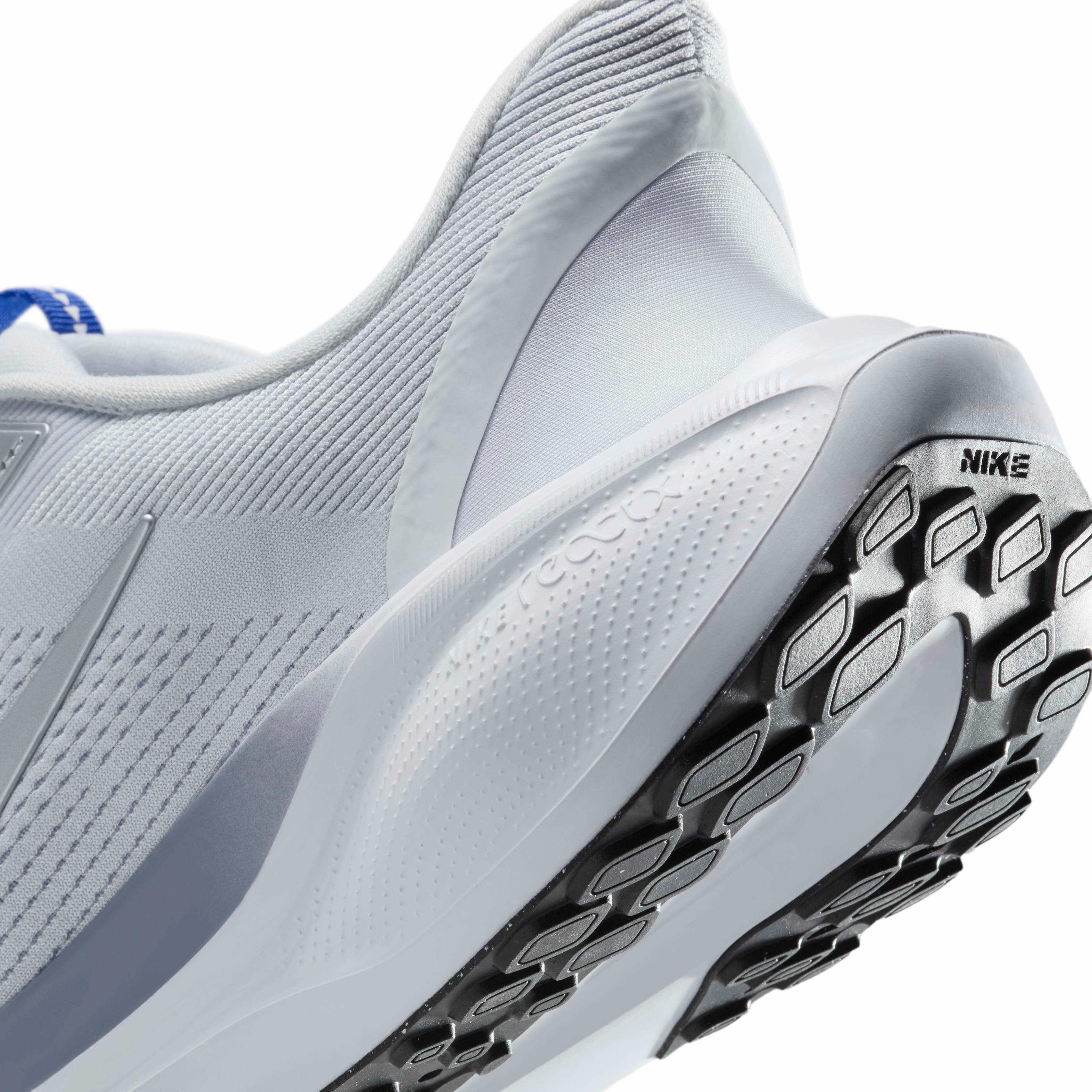 Nike Pegasus EasyOn "Pure Platinum/Ashen Slate/Racer Blue/Metallic Silver" Men's Running Shoe - PLATINUM/SLATE/BLUE/SILVER Thumbnail View 8