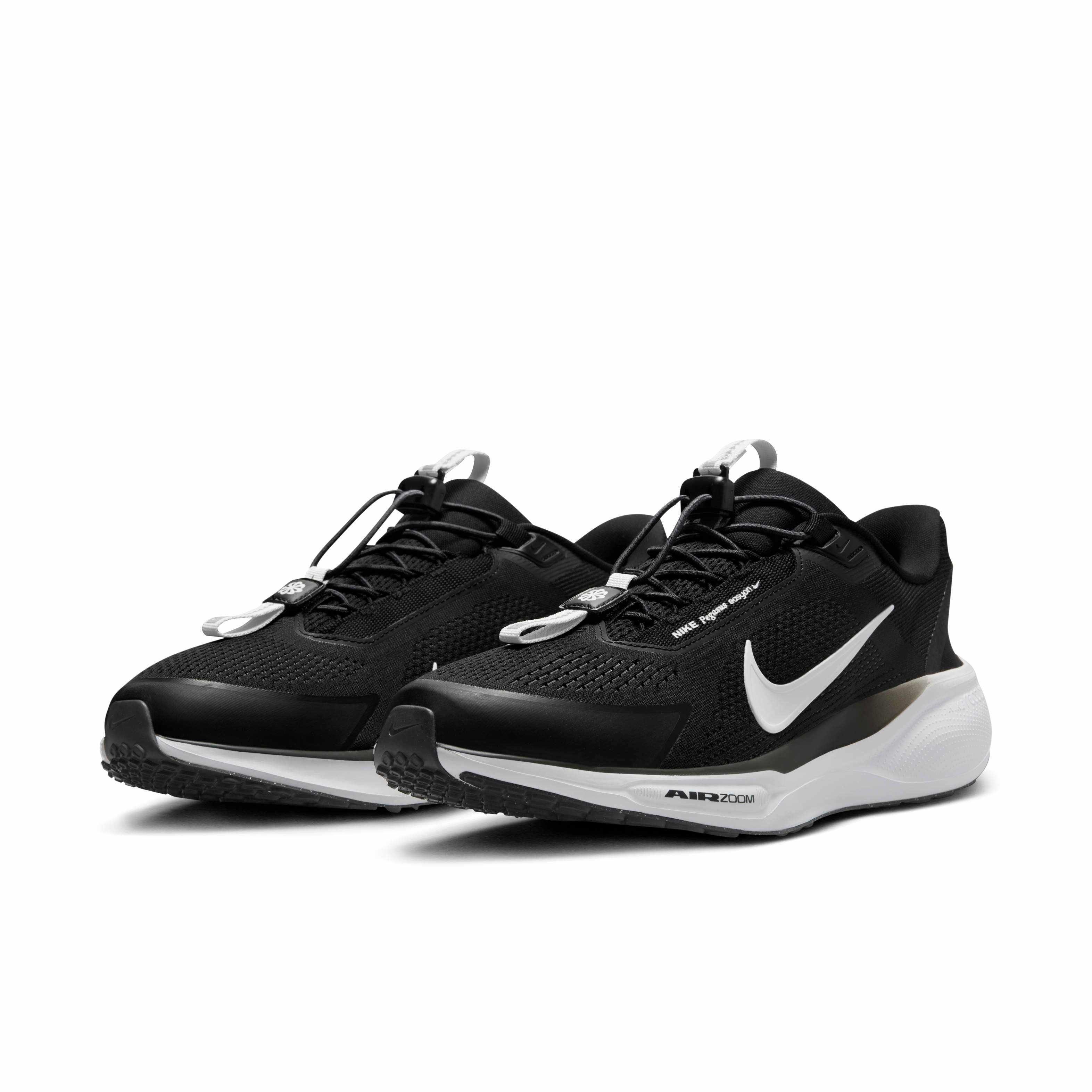 Nike Pegasus EasyOn "Black/Anthracite/Photon Dust/White" Men's Running Shoe - BLACK/ANTHRACITE/DUST/WHITE Thumbnail View 3