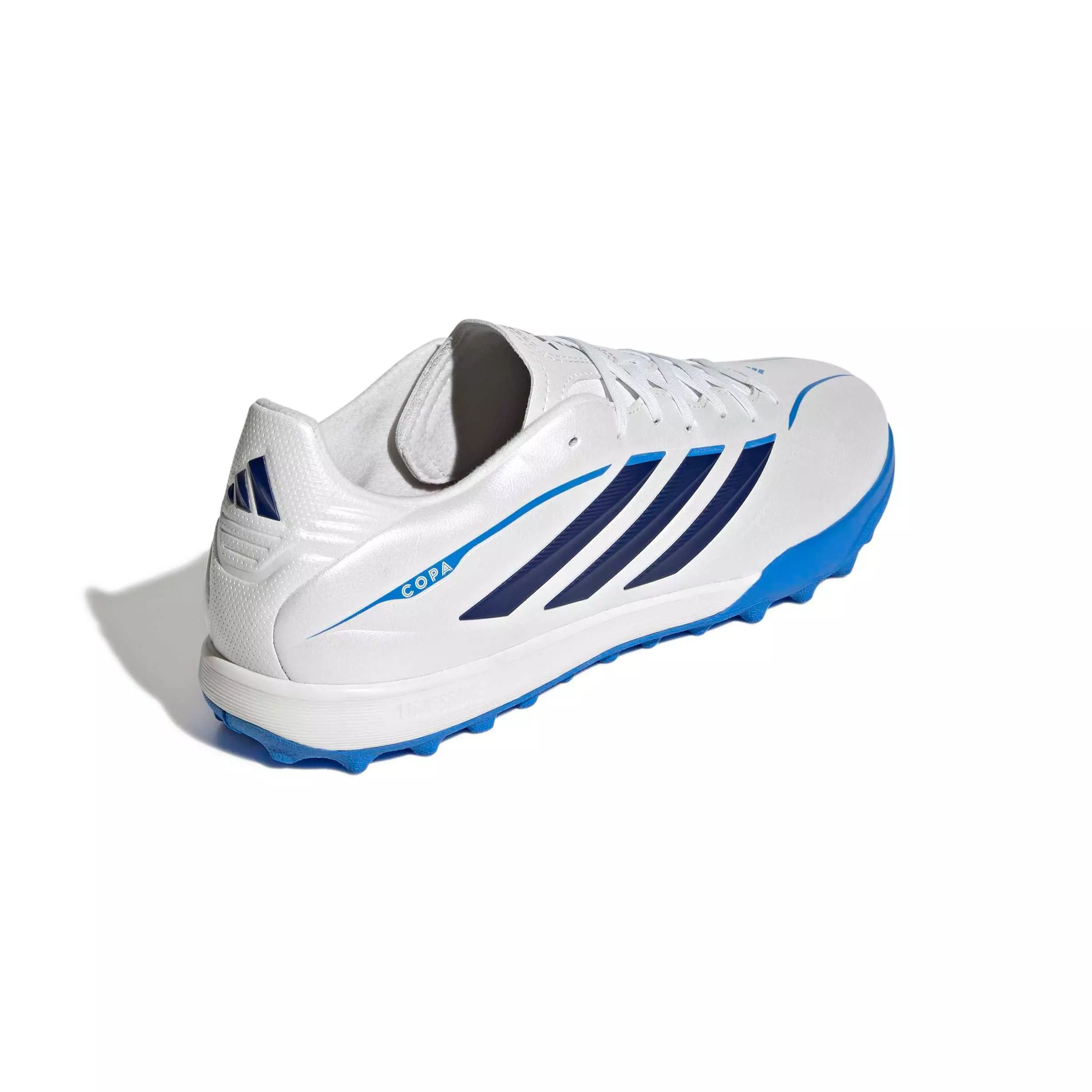 adidas Copa Pure IV League Turf "Zero Metallic/Dark Blue/Lucid Ray Blue" Men's Soccer Shoe - ZERO/DK BLUE/BLUE