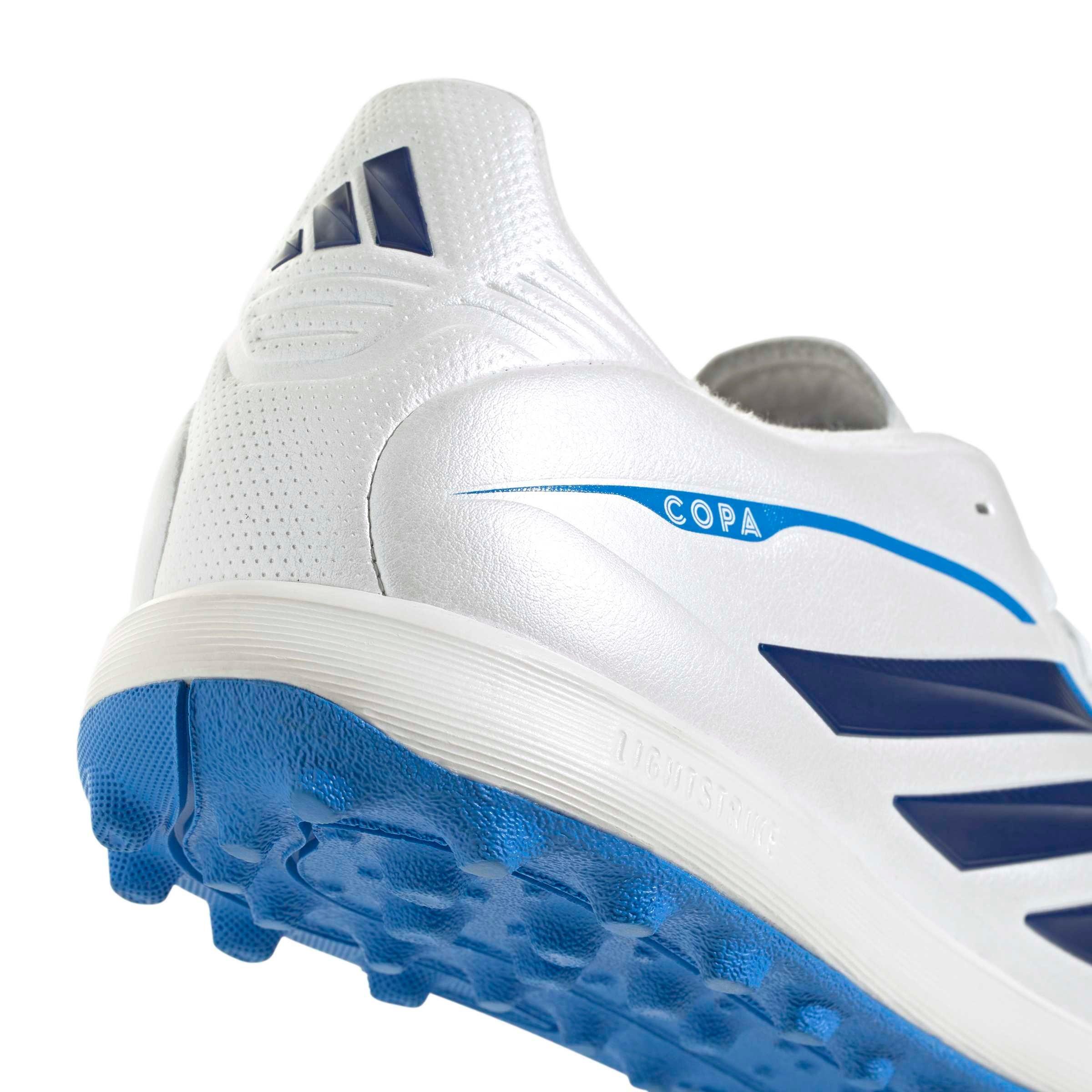adidas Copa Pure IV League Turf "Zero Metallic/Dark Blue/Lucid Ray Blue" Men's Soccer Shoe - ZERO/DK BLUE/BLUE