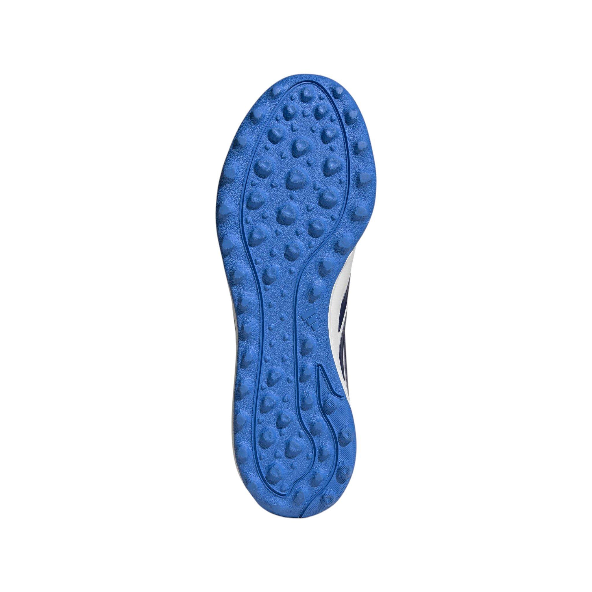 adidas Copa Pure IV League Turf "Zero Metallic/Dark Blue/Lucid Ray Blue" Men's Soccer Shoe - ZERO/DK BLUE/BLUE