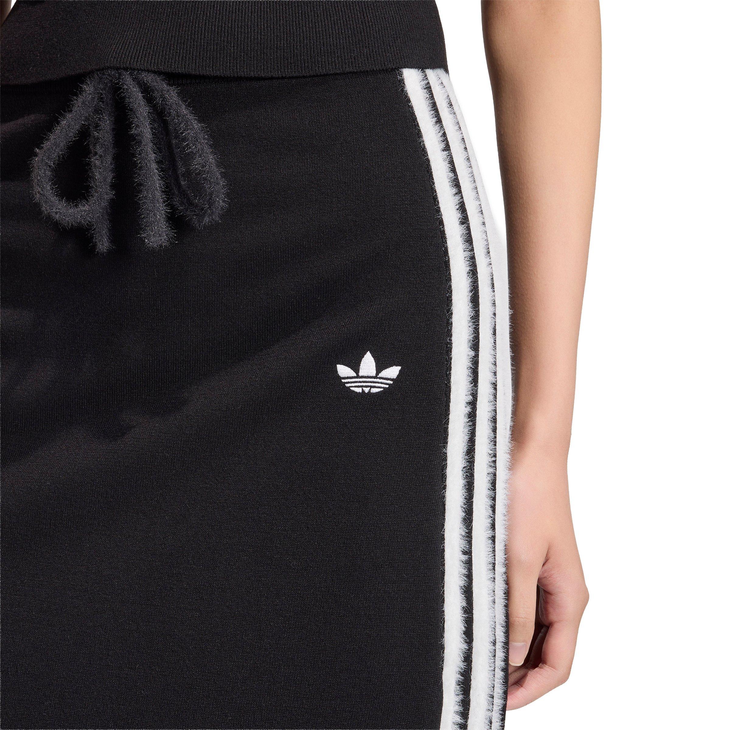adidas Originals Women's Knitted Skirt - Black/White - BLACK/WHITE