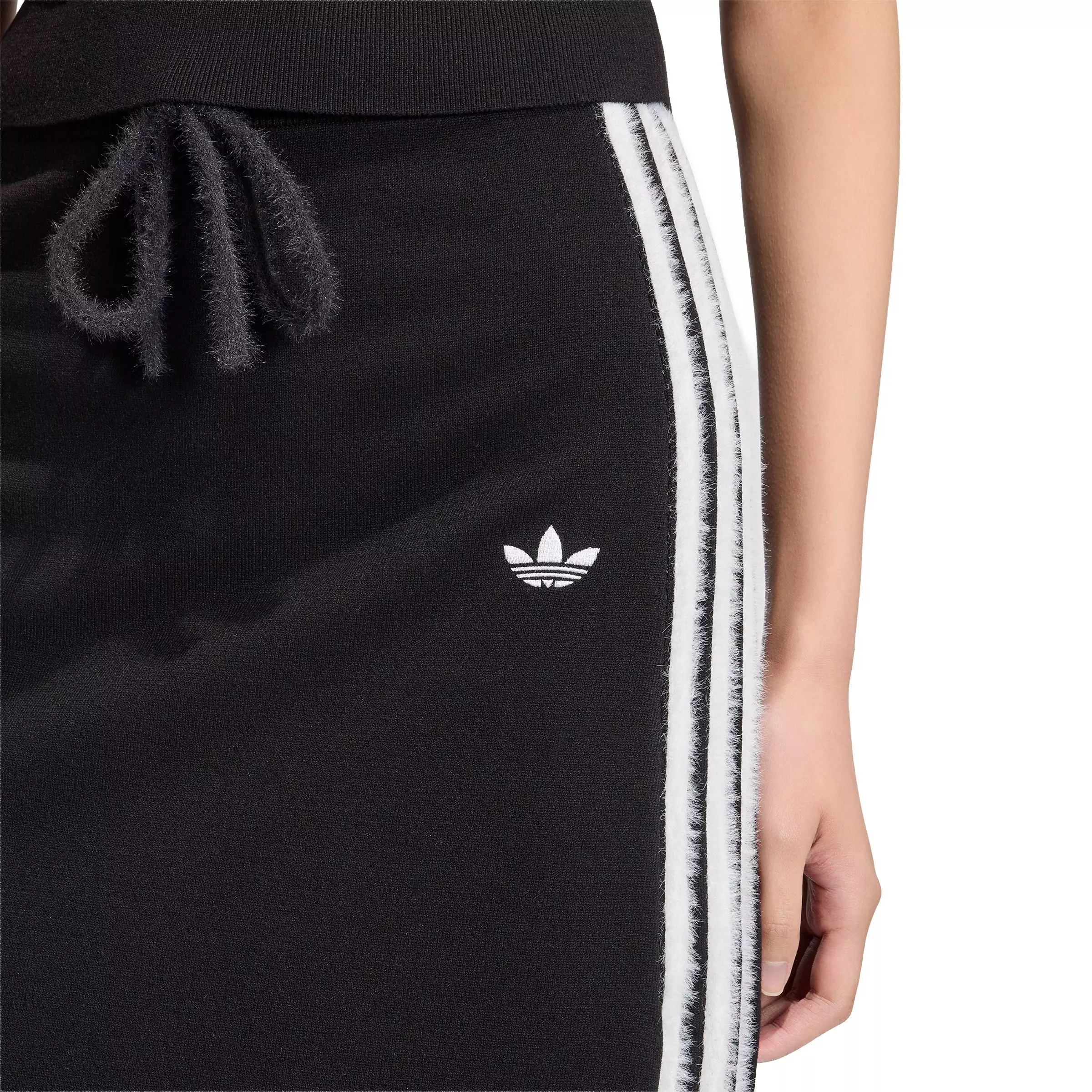 adidas Originals Women's Knitted Skirt - Black/White - BLACK/WHITE