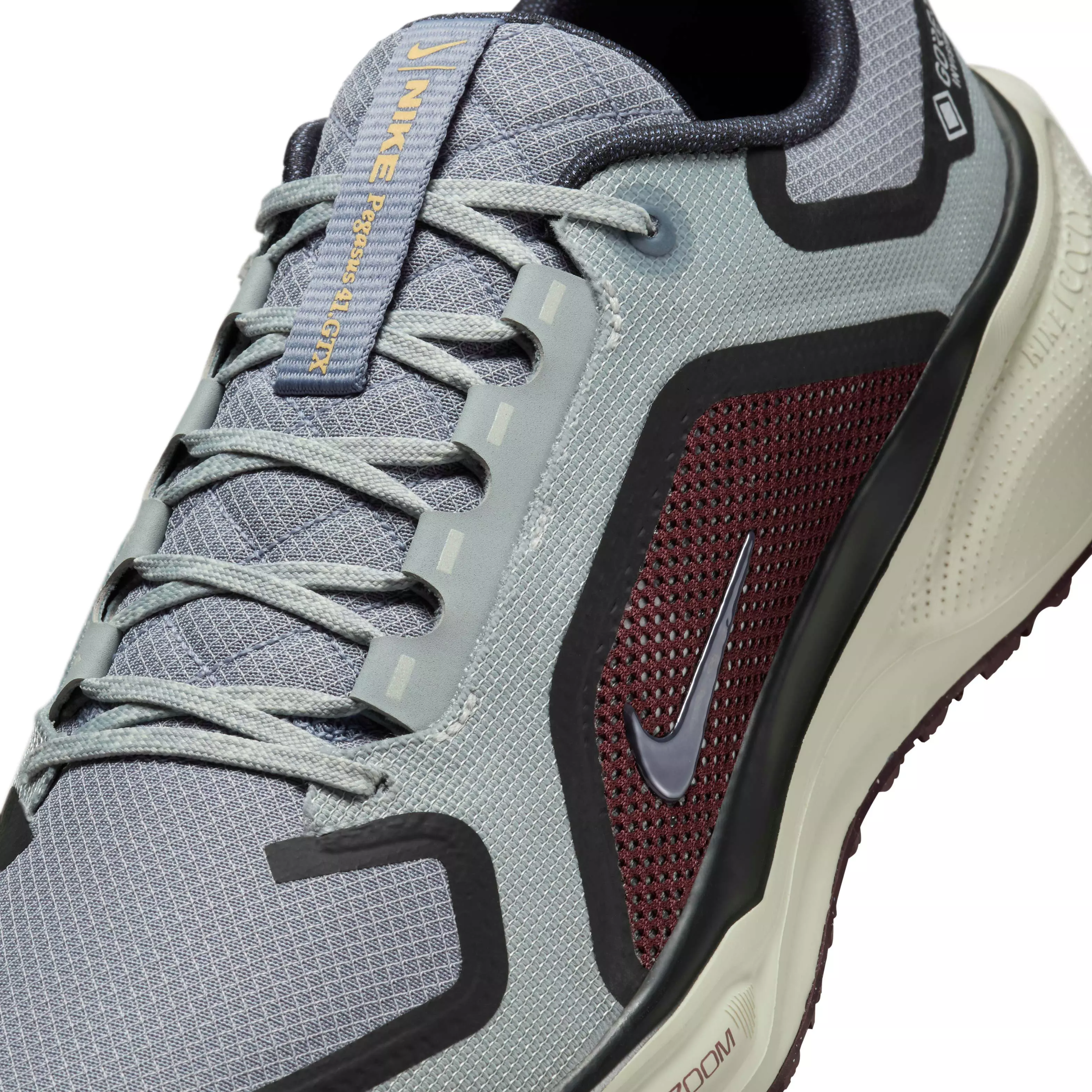Nike Pegasus 41 GORE-TEX "Light Pumice/Burgundy Crush/Dark Smoke Grey/Ashen Slate" Men's Running Shoe - LT PUMICE/BURGUNDY/DK GREY/SLATE