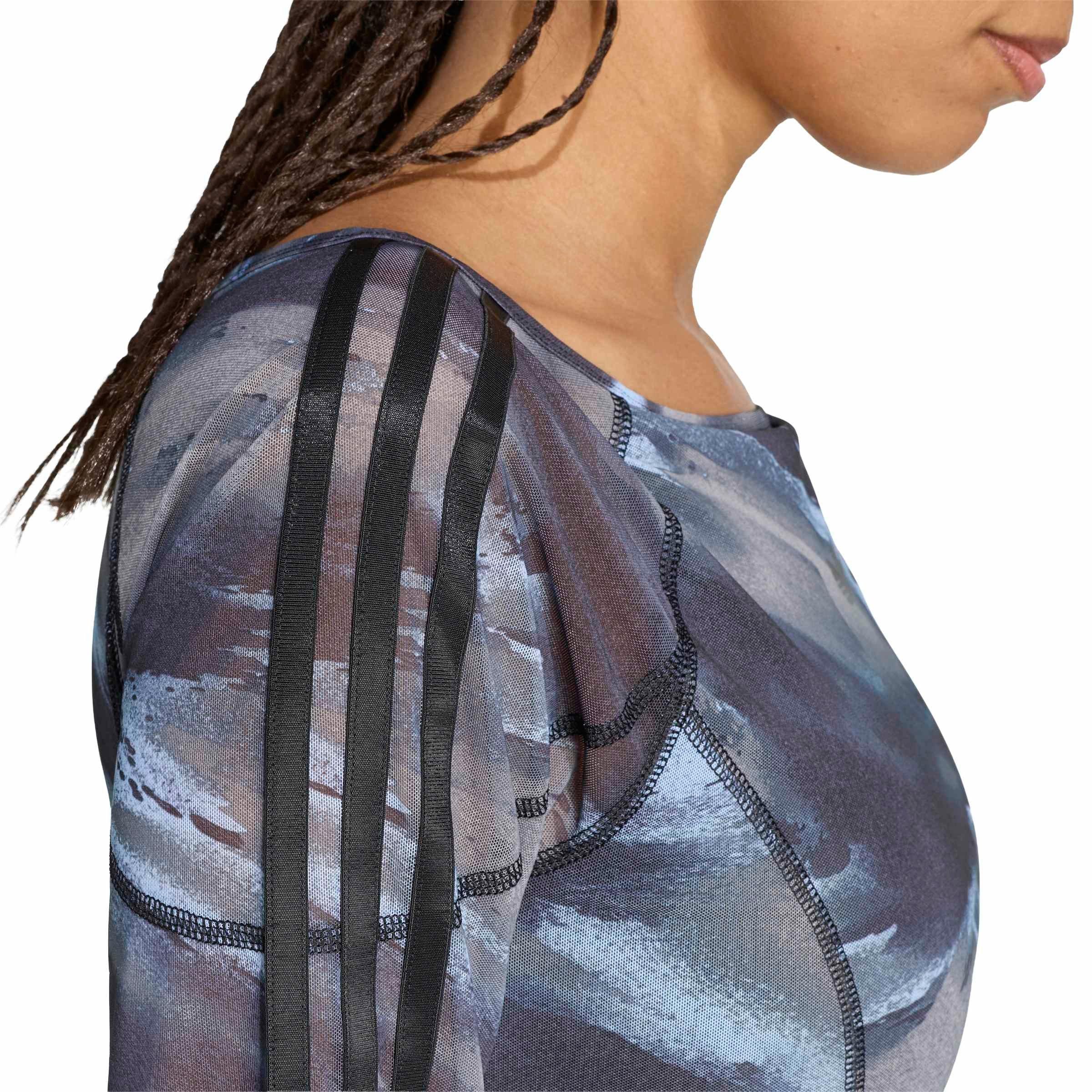 adidas Originals Women's Graphic Mini Dress - Green/Brown - GREEN/BROWN