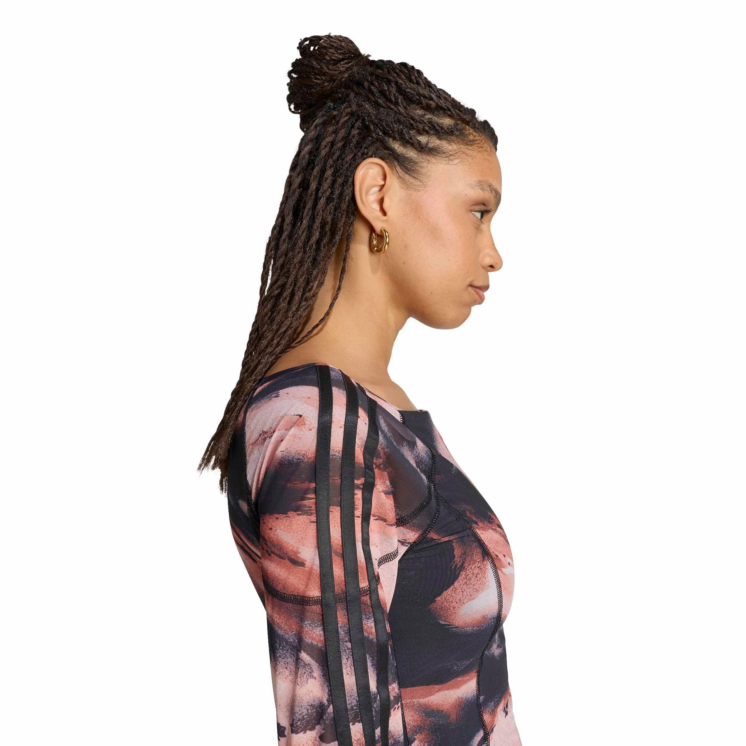 adidas Originals Women's All Over Print Graphic Mini Dress - Red/Blue - RED/BLUE