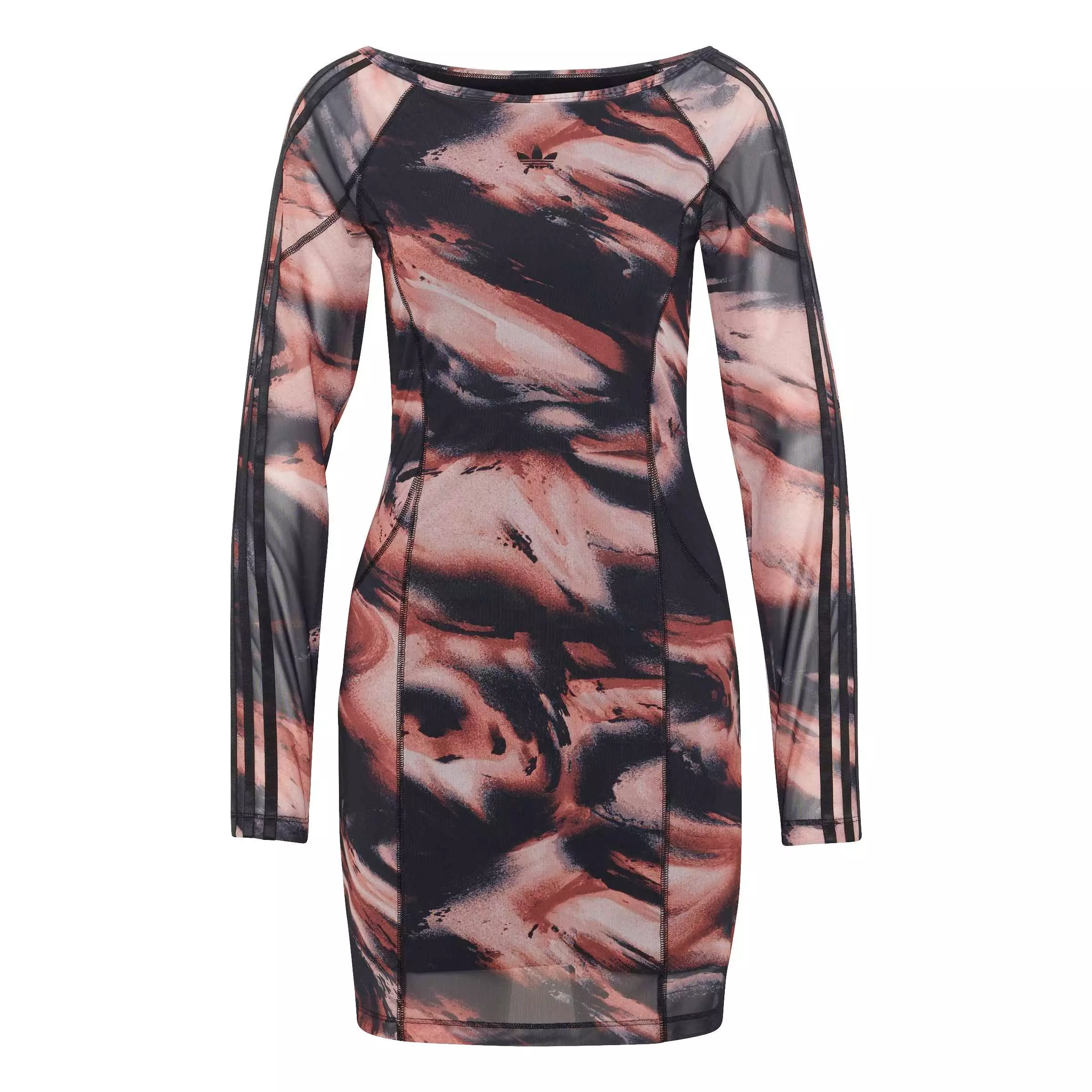 adidas Originals Women's All Over Print Graphic Mini Dress - Red/Blue - RED/BLUE