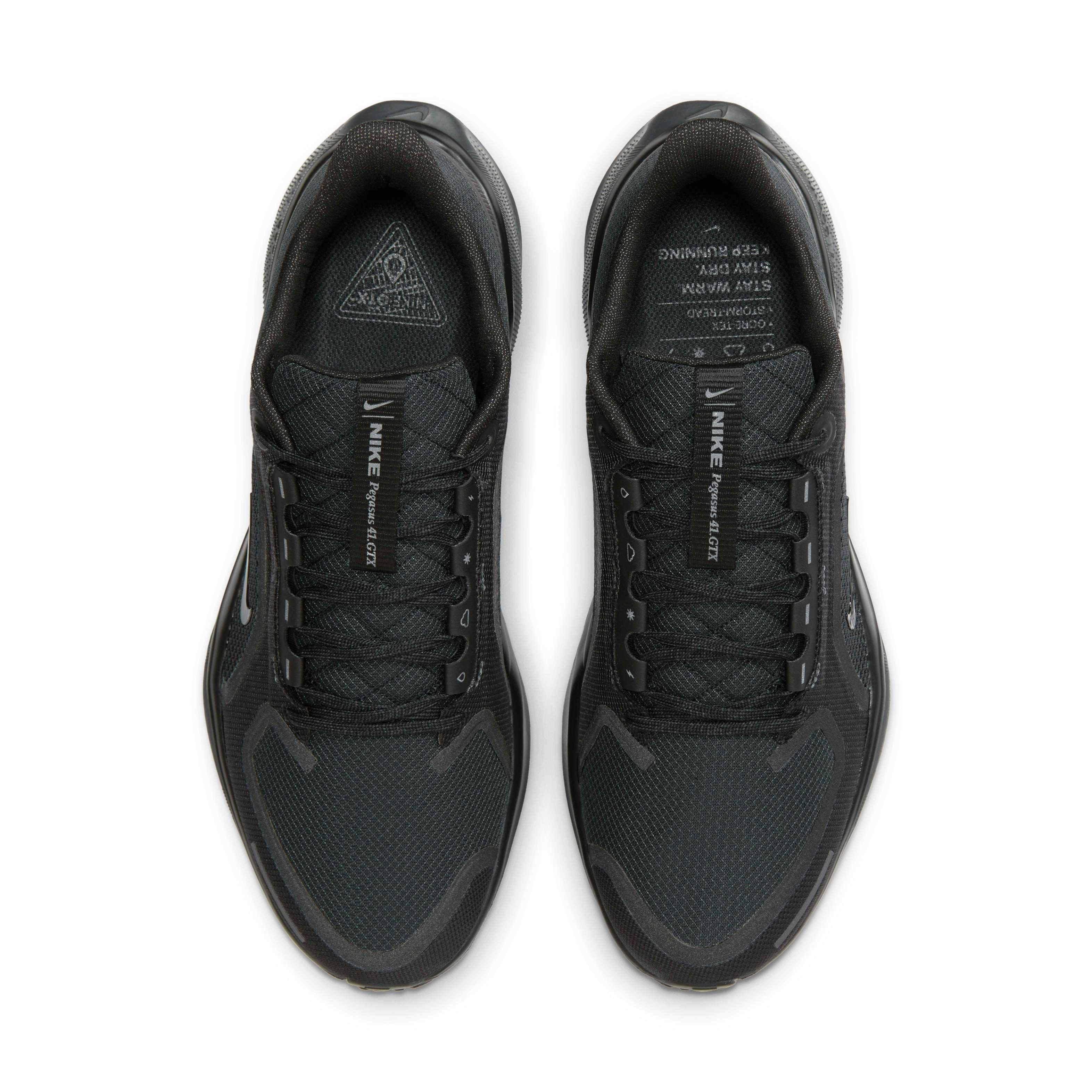 Nike Pegasus 41 GORE-TEX "Black/Anthracite/Black" Men's Running Shoe - BLACK/ANTHRACITE/BLACK Thumbnail View 4