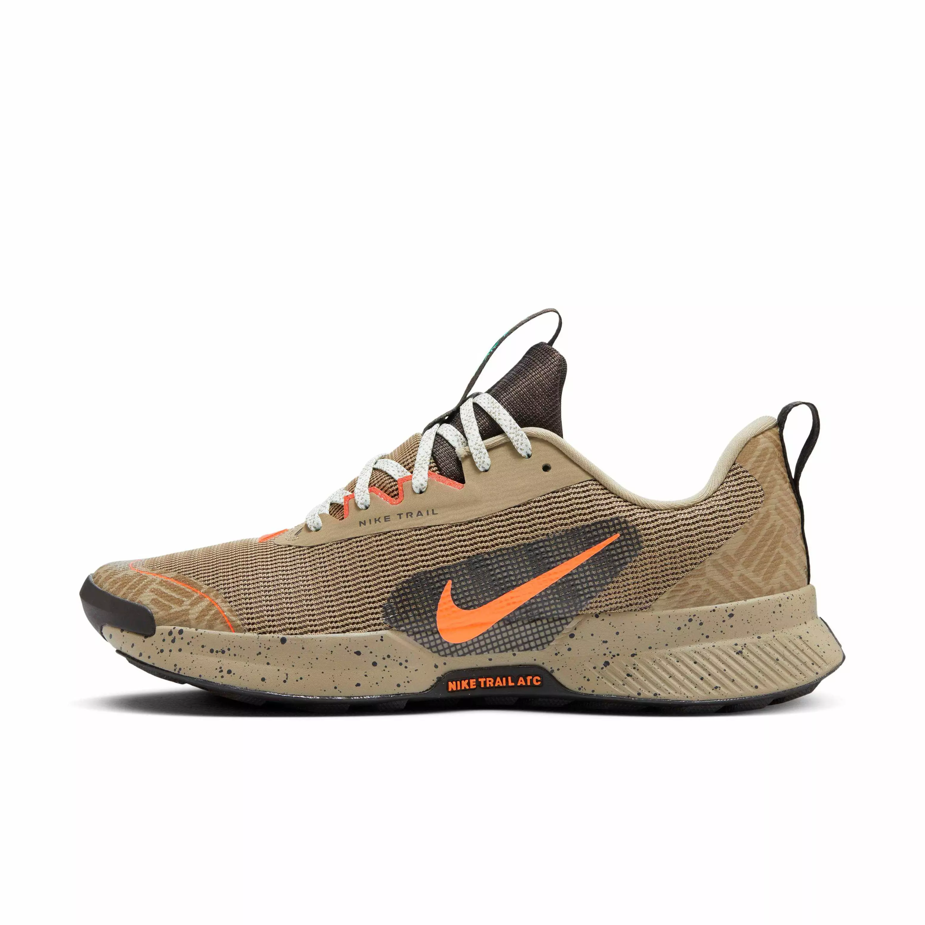 Nike Juniper Trail 3 "Khaki/Velvet Brown/Vintage Coral/Hyper Crimson" Men's Trail Running Shoe - KHAKI/BROWN/CORAL/CRIMSON