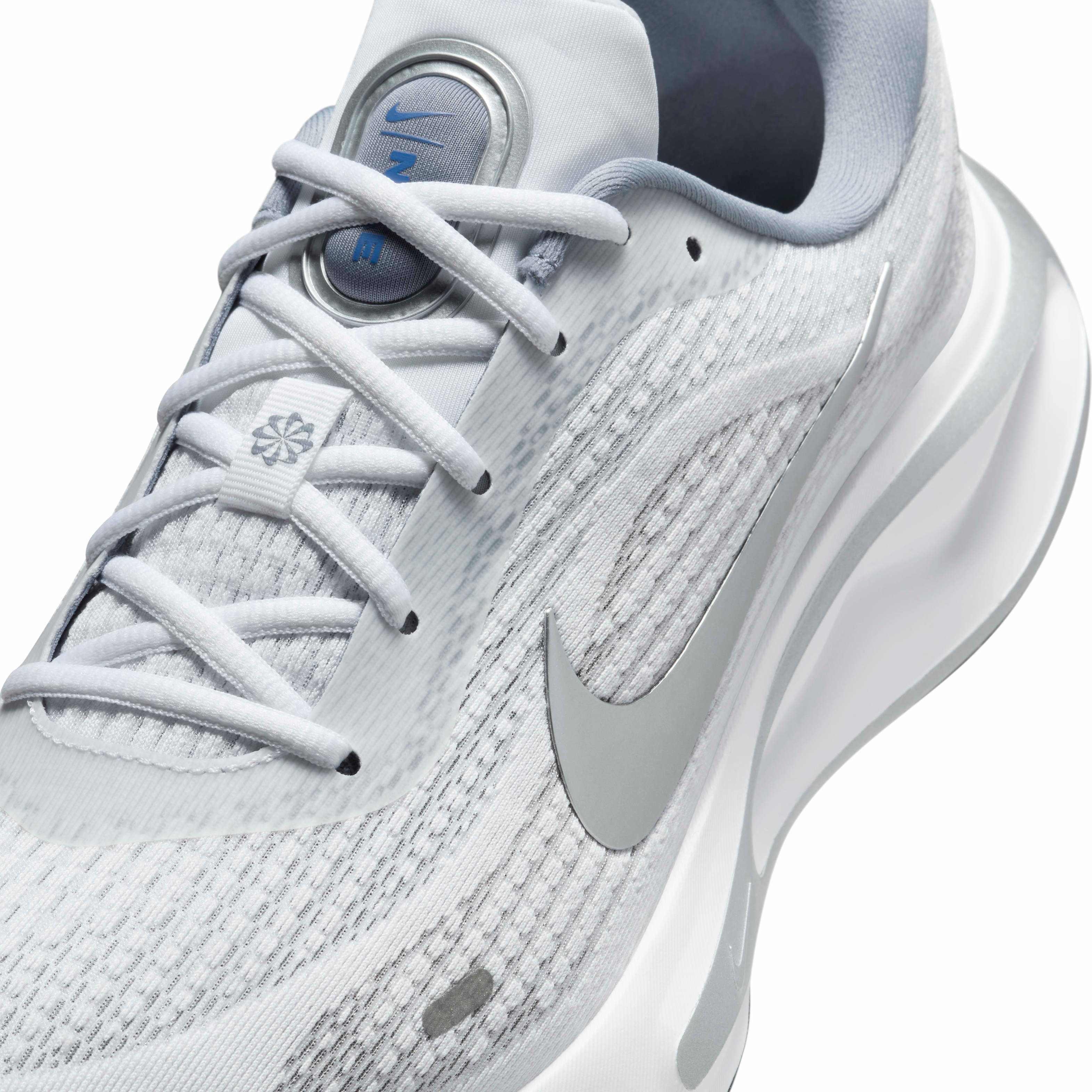 Nike Journey Run "White/Black/Ashen Slate/Metallic Silver" Men's Running Shoe - WHITE/BLACK/SLATE/SILVER Thumbnail View 7