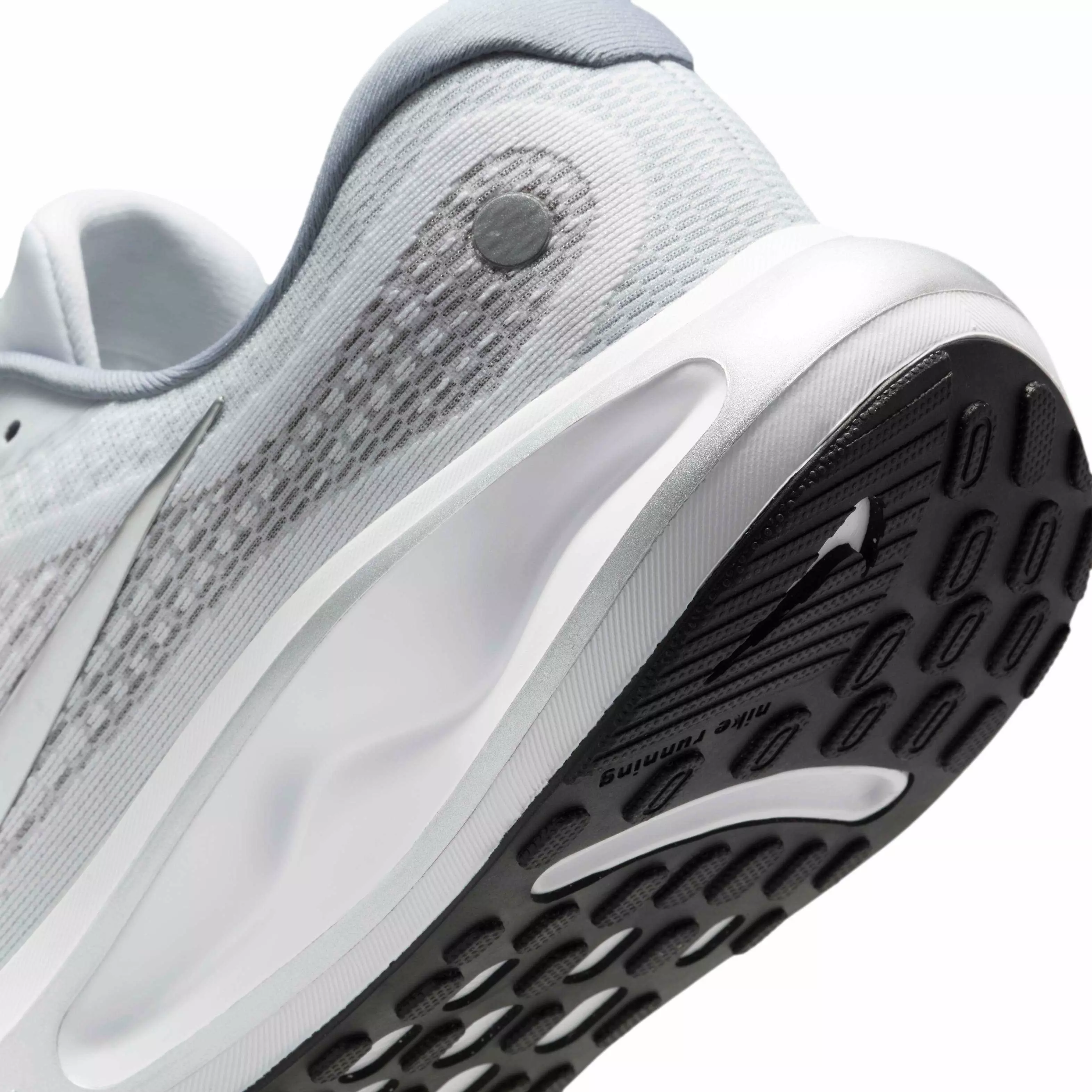Nike Journey Run "White/Black/Ashen Slate/Metallic Silver" Men's Running Shoe - WHITE/BLACK/SLATE/SILVER