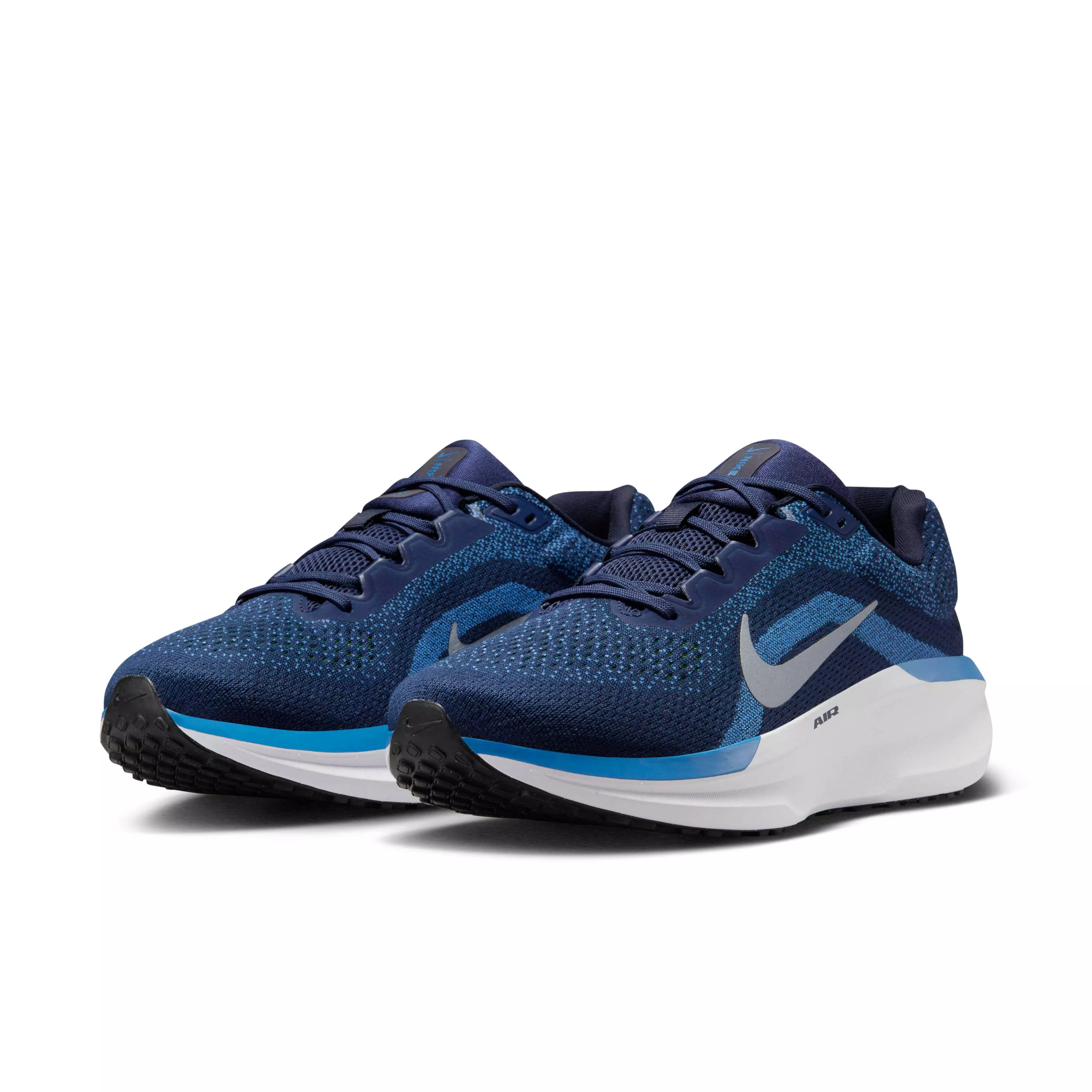 Nike Winflo 11 "Midnight Navy/Star Blue/Dark Obsidian/White" Men's Running Shoe - NAVY/BLUE/DK OBSIDIAN/WHITE