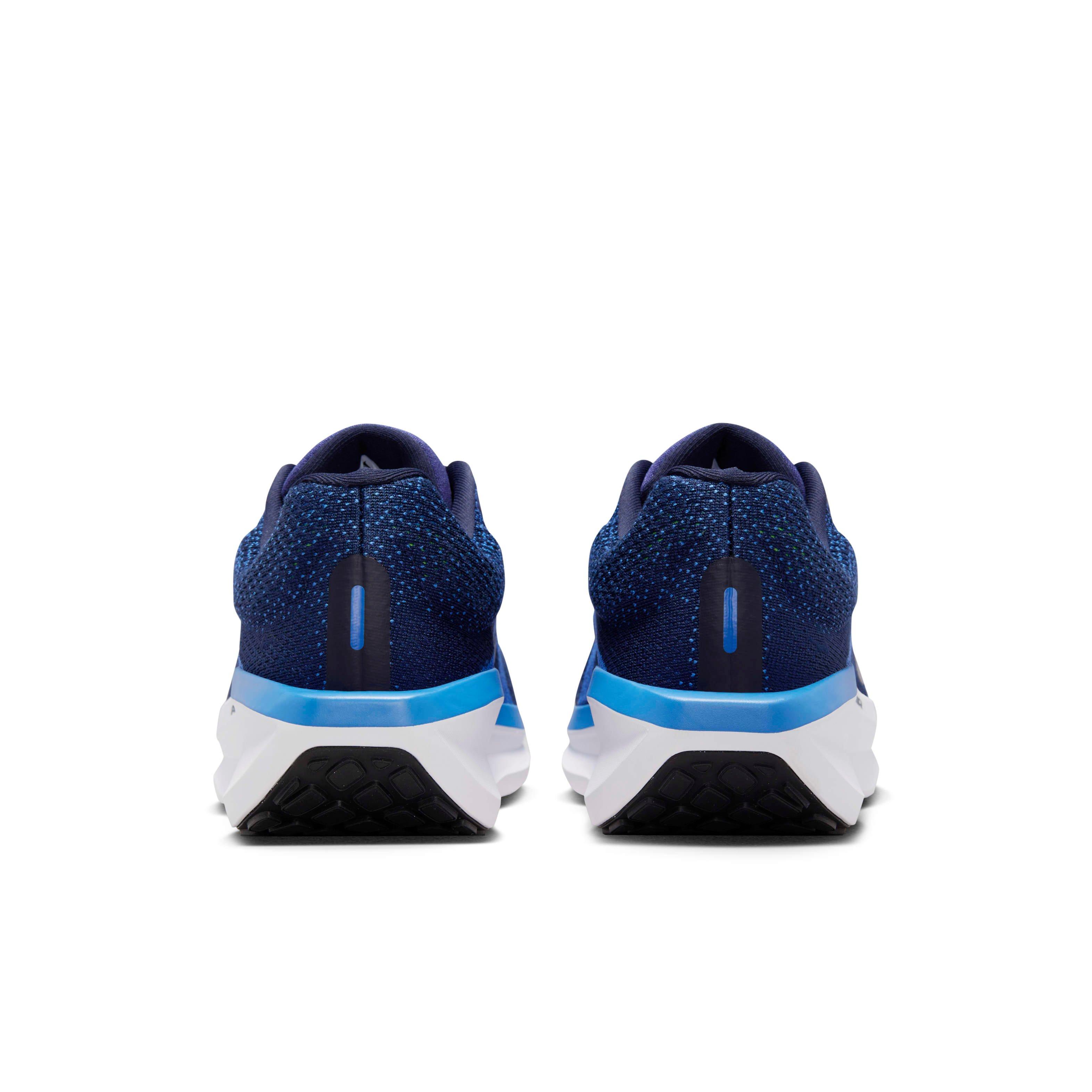 Nike Winflo 11 "Midnight Navy/Star Blue/Dark Obsidian/White" Men's Running Shoe - NAVY/BLUE/DK OBSIDIAN/WHITE Thumbnail View 5