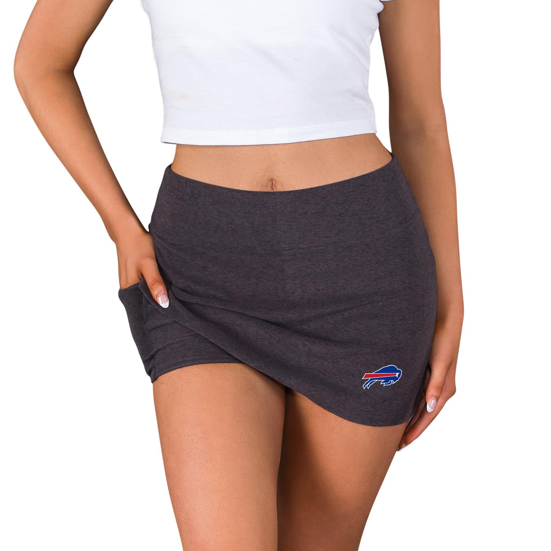 College Concepts Women's Buffalo Bills Centerline Skort - Charcoal - CHARCOAL Thumbnail View 2
