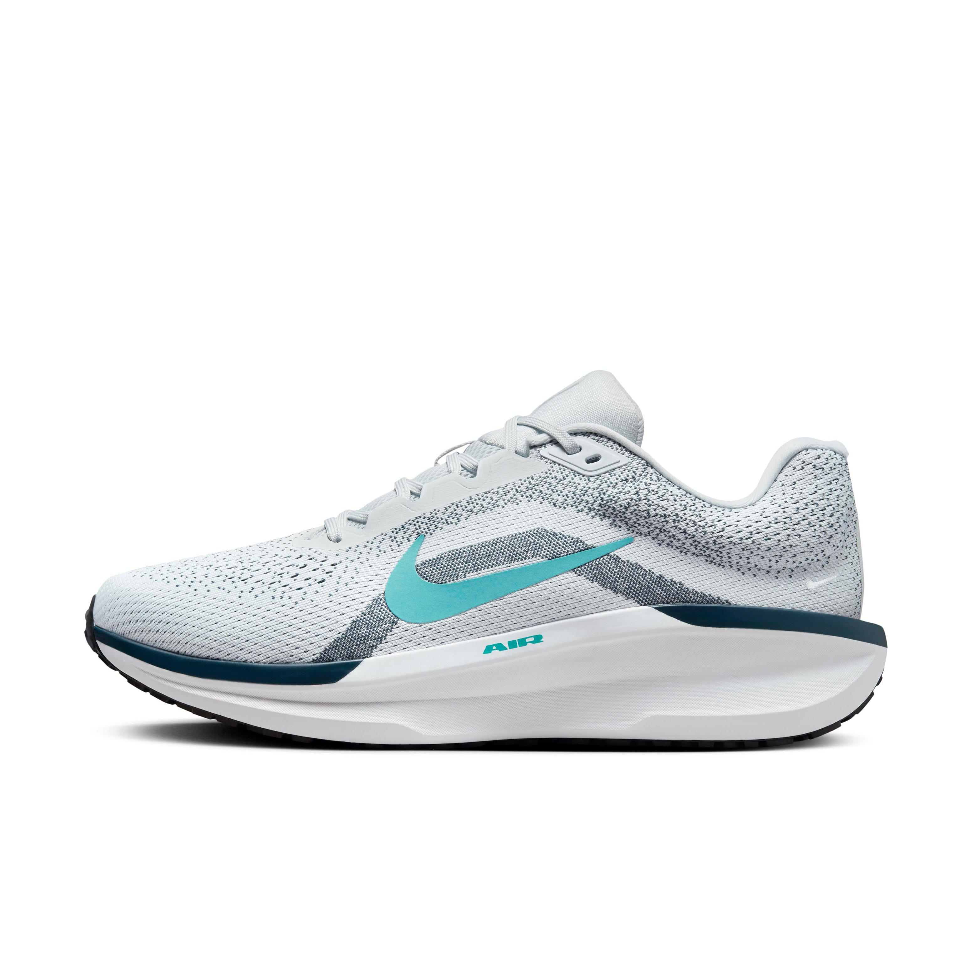 Nike Winflo 11 "Pure Platinum/Armory Navy/Photon Dust/Dusty Cactus" Men's Running Shoe - PLATINUM/NAVY/DUST/CACTUS Thumbnail View 2
