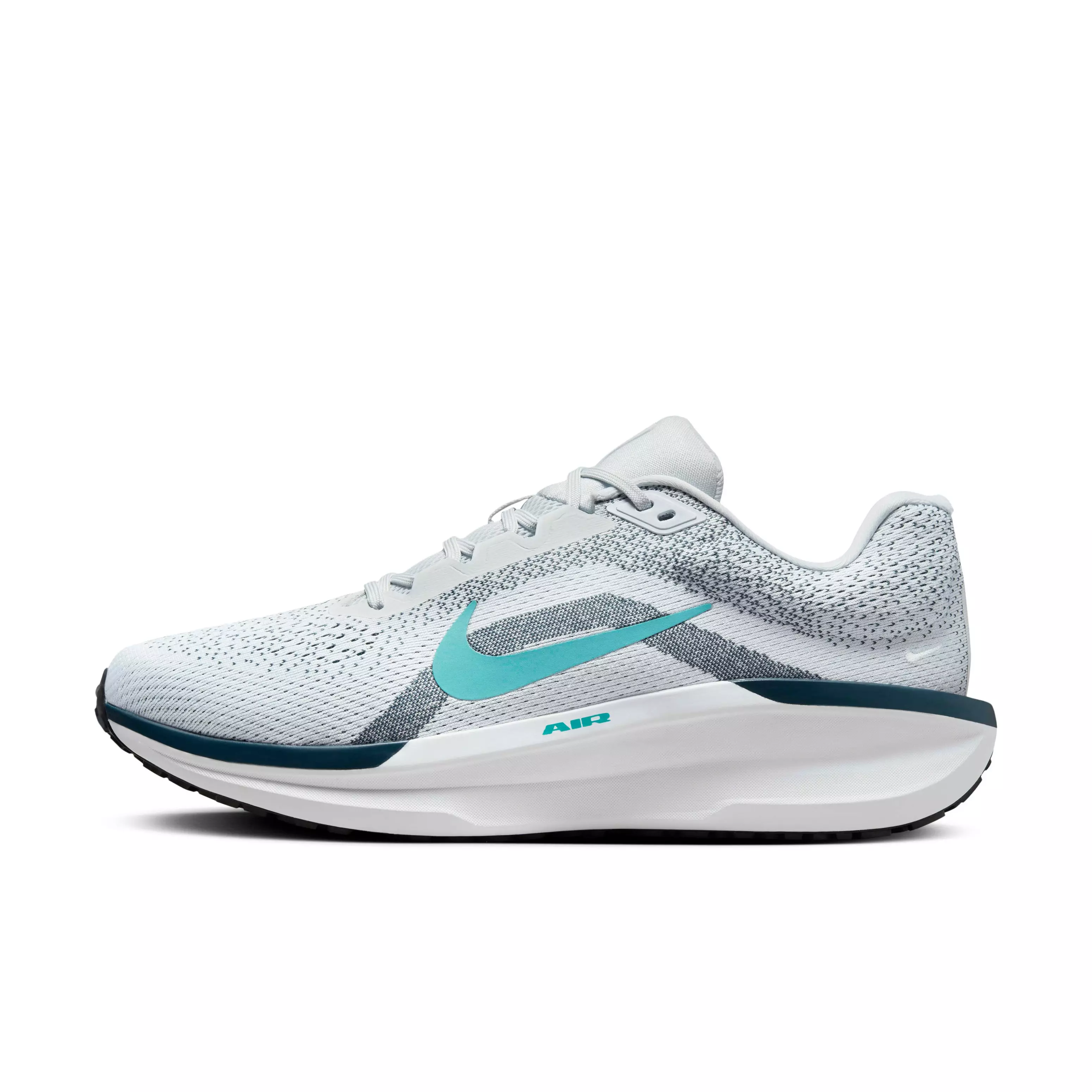 Nike Winflo 11 "Pure Platinum/Armory Navy/Photon Dust/Dusty Cactus" Men's Running Shoe - PLATINUM/NAVY/DUST/CACTUS