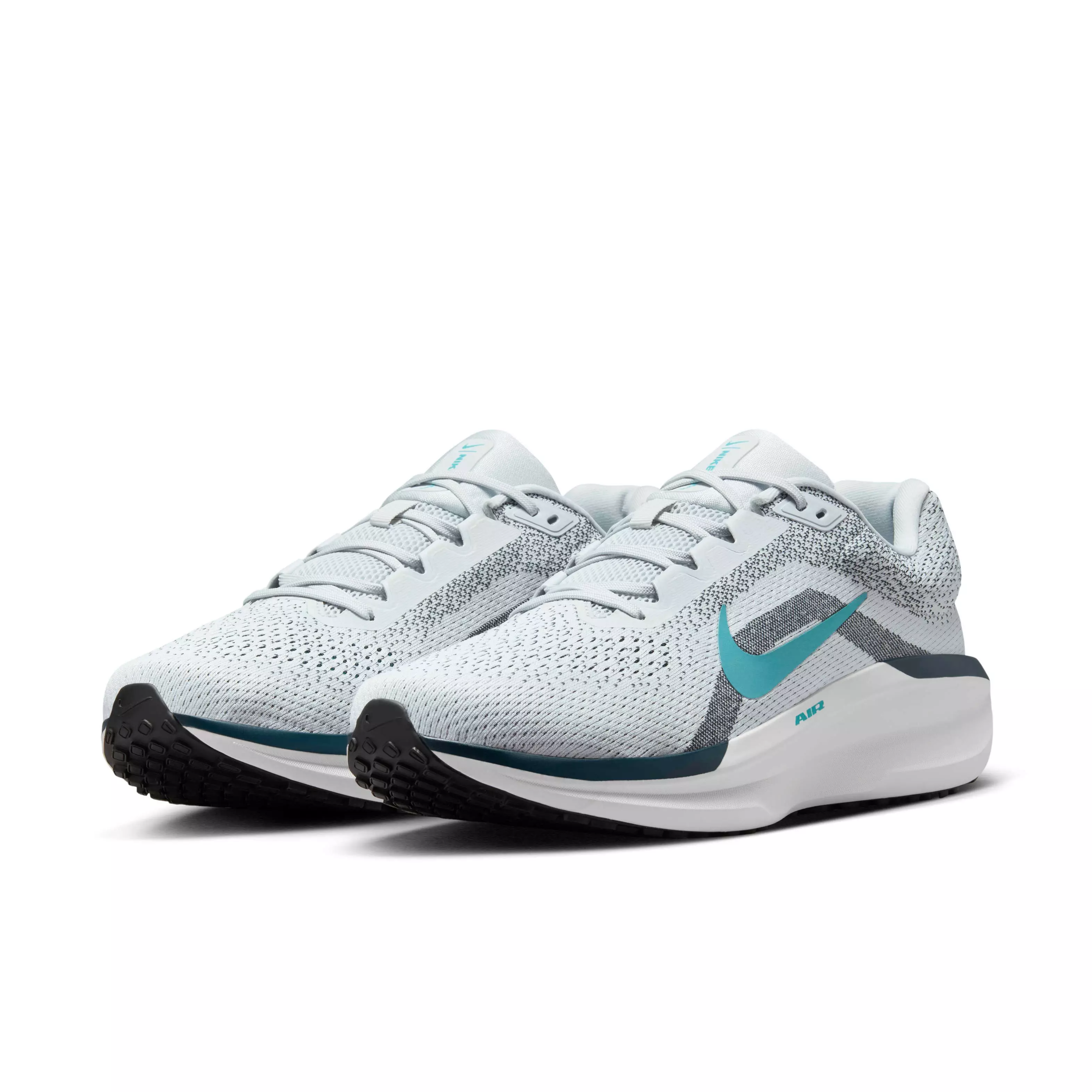 Nike Winflo 11 "Pure Platinum/Armory Navy/Photon Dust/Dusty Cactus" Men's Running Shoe - PLATINUM/NAVY/DUST/CACTUS