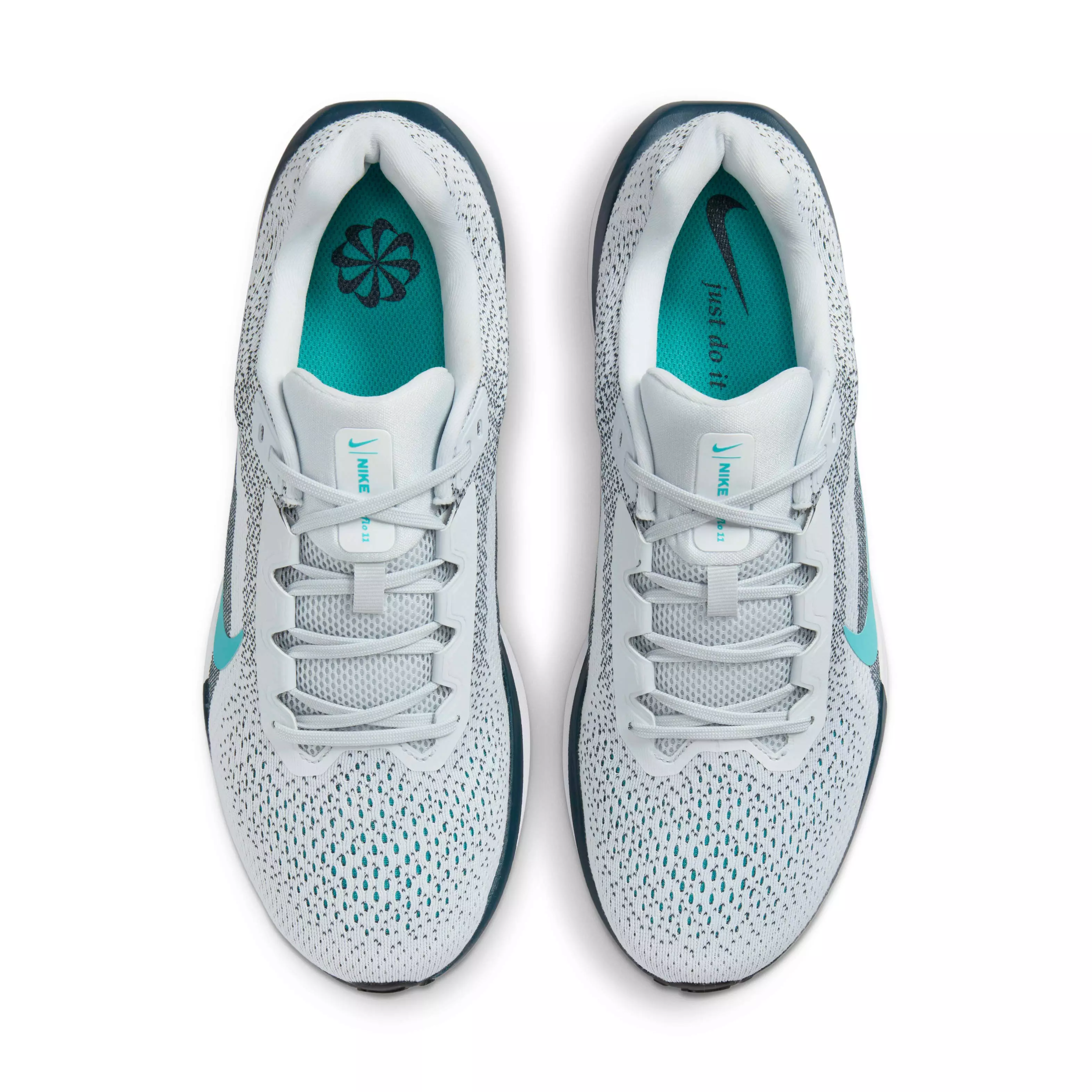Nike Winflo 11 "Pure Platinum/Armory Navy/Photon Dust/Dusty Cactus" Men's Running Shoe - PLATINUM/NAVY/DUST/CACTUS