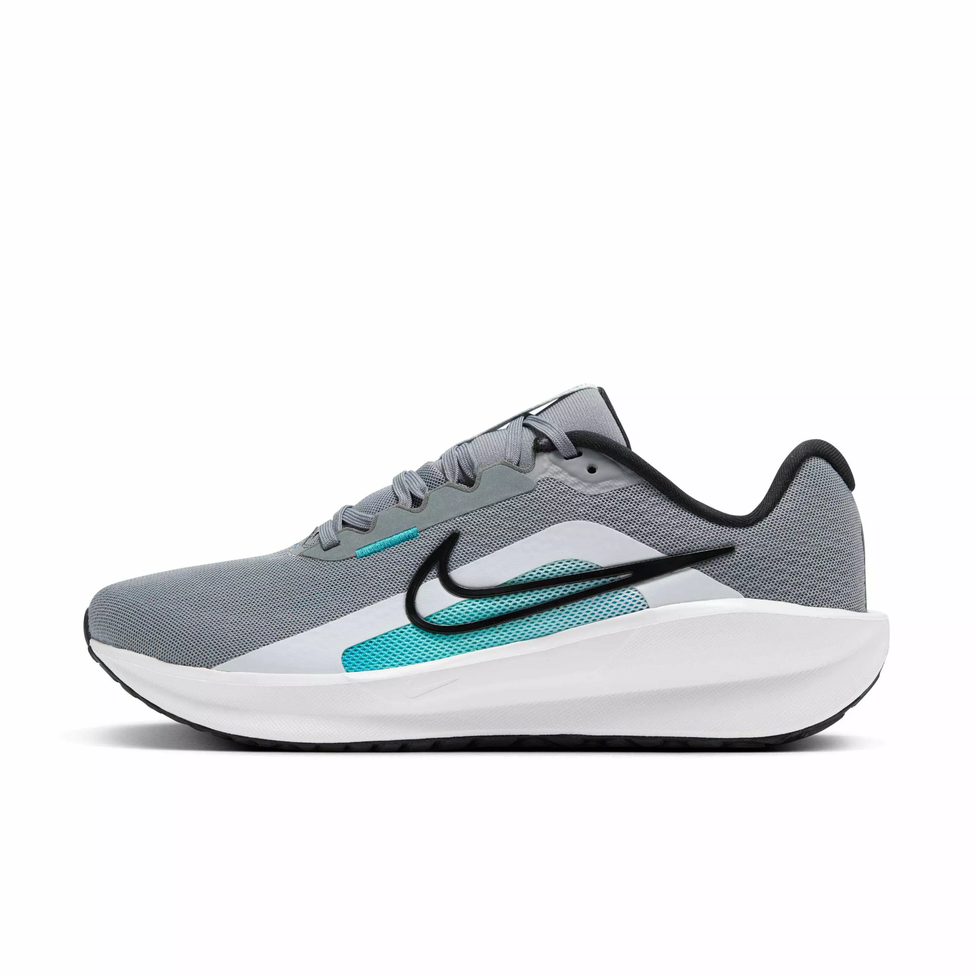 Nike Downshifter 13 "Cool Grey/Dusty Cactus/Pure Platinum/Black" Men's Wide Running Shoe - GREY/CACTUS/PLATINUM/BLACK