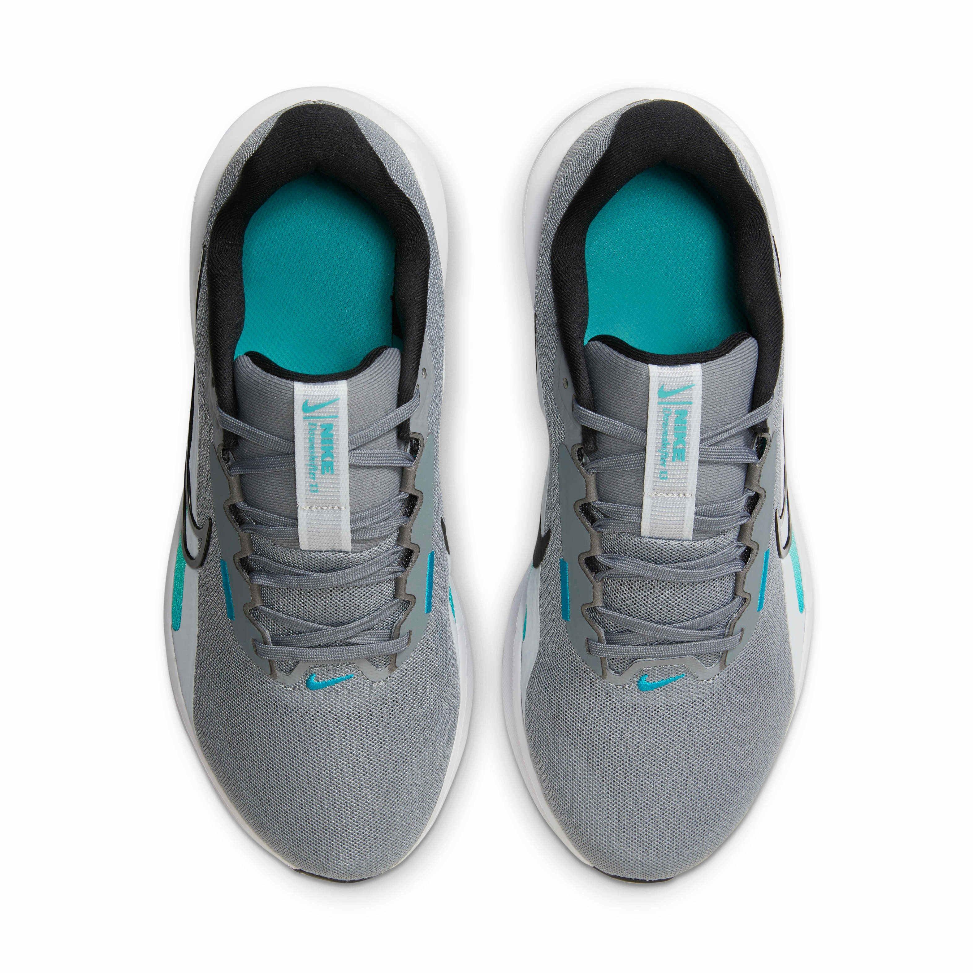 Nike Downshifter 13 "Cool Grey/Dusty Cactus/Pure Platinum/Black" Men's Wide Running Shoe - GREY/CACTUS/PLATINUM/BLACK Thumbnail View 4