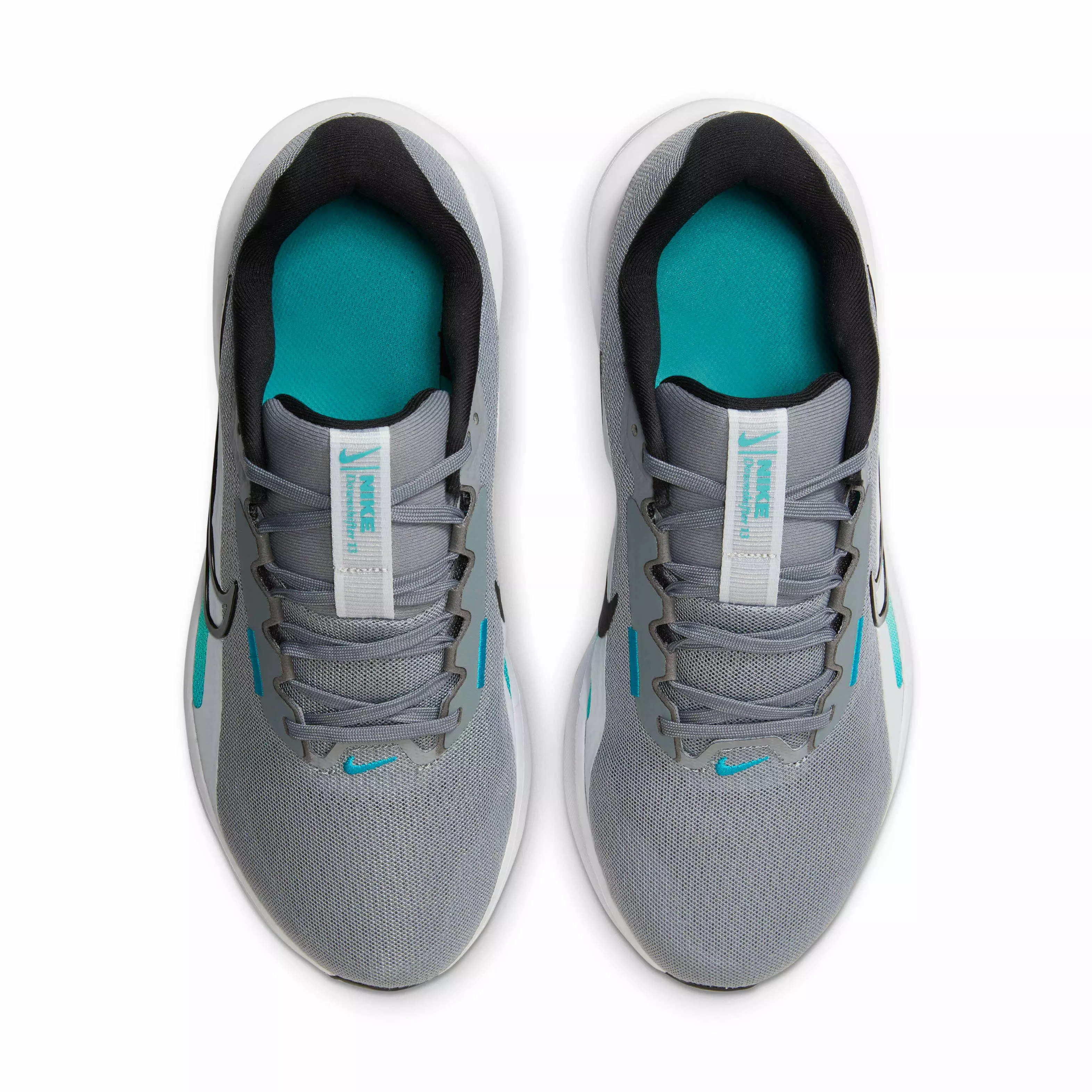 Nike Downshifter 13 "Cool Grey/Dusty Cactus/Pure Platinum/Black" Men's Wide Running Shoe - GREY/CACTUS/PLATINUM/BLACK