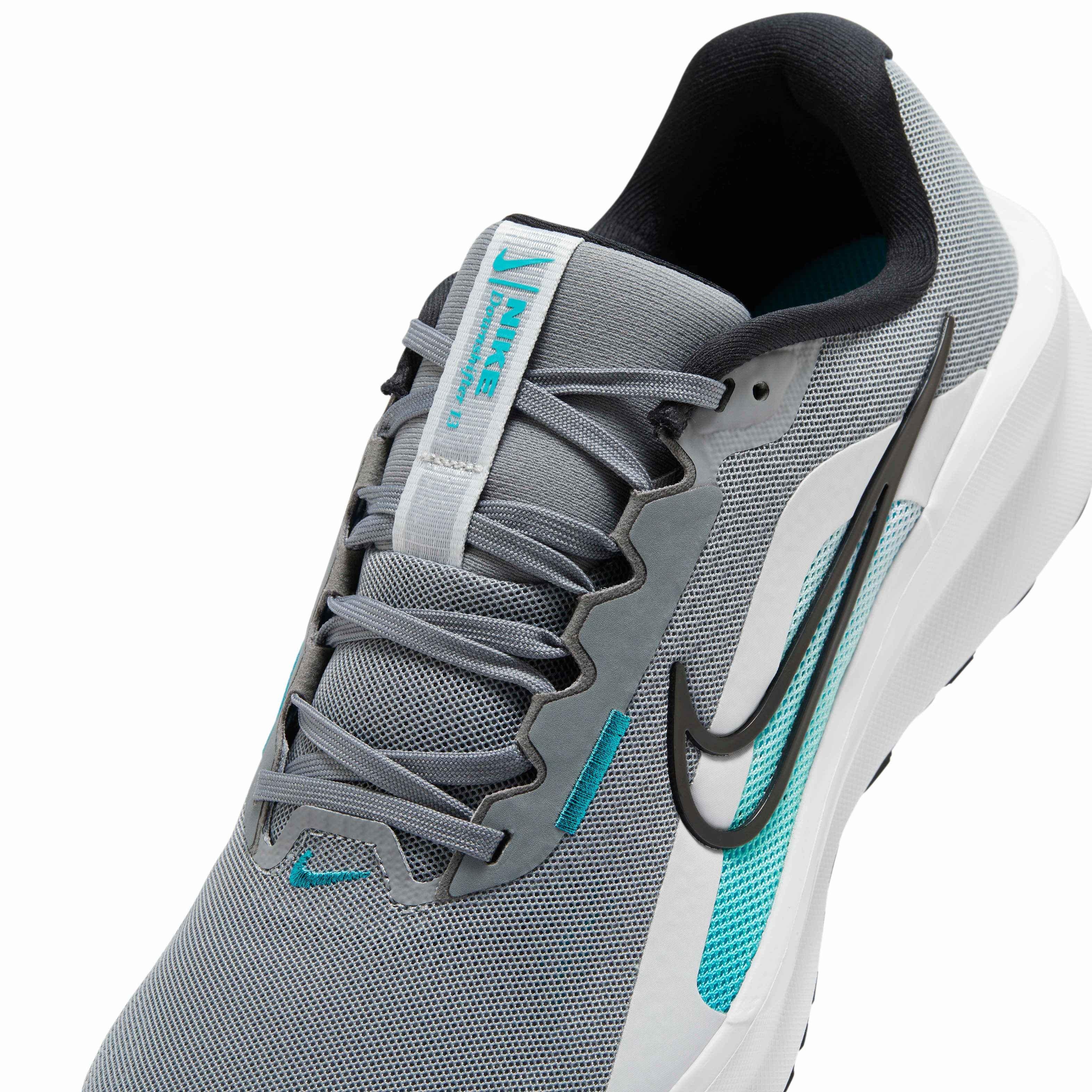 Nike Downshifter 13 "Cool Grey/Dusty Cactus/Pure Platinum/Black" Men's Wide Running Shoe - GREY/CACTUS/PLATINUM/BLACK Thumbnail View 7