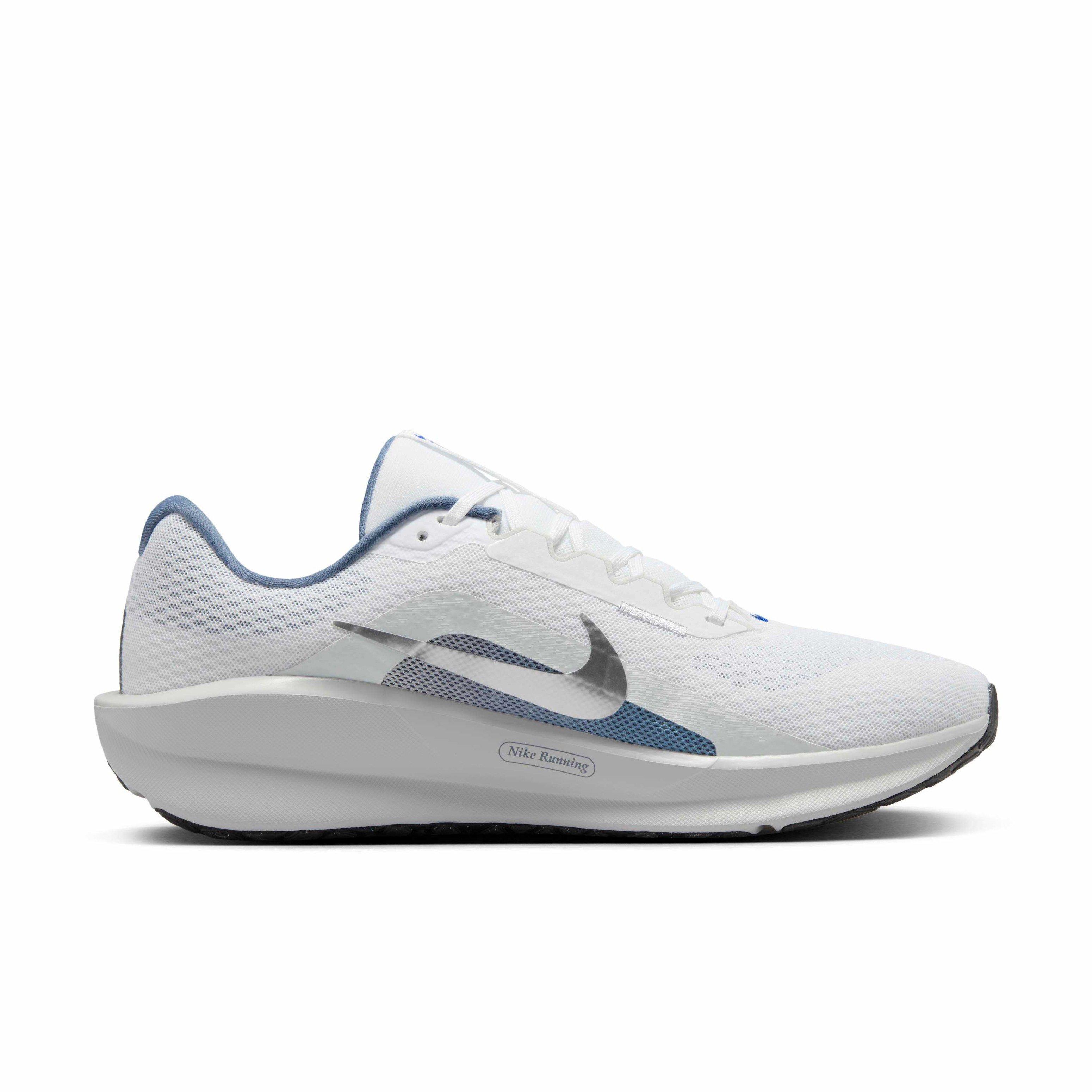 Nike Downshifter 13 "White/Ashen Slate/Photon Dust/Metallic Silver" Men's Running Shoe - WHITE/SLATE/DUST/SILVER Thumbnail View 1