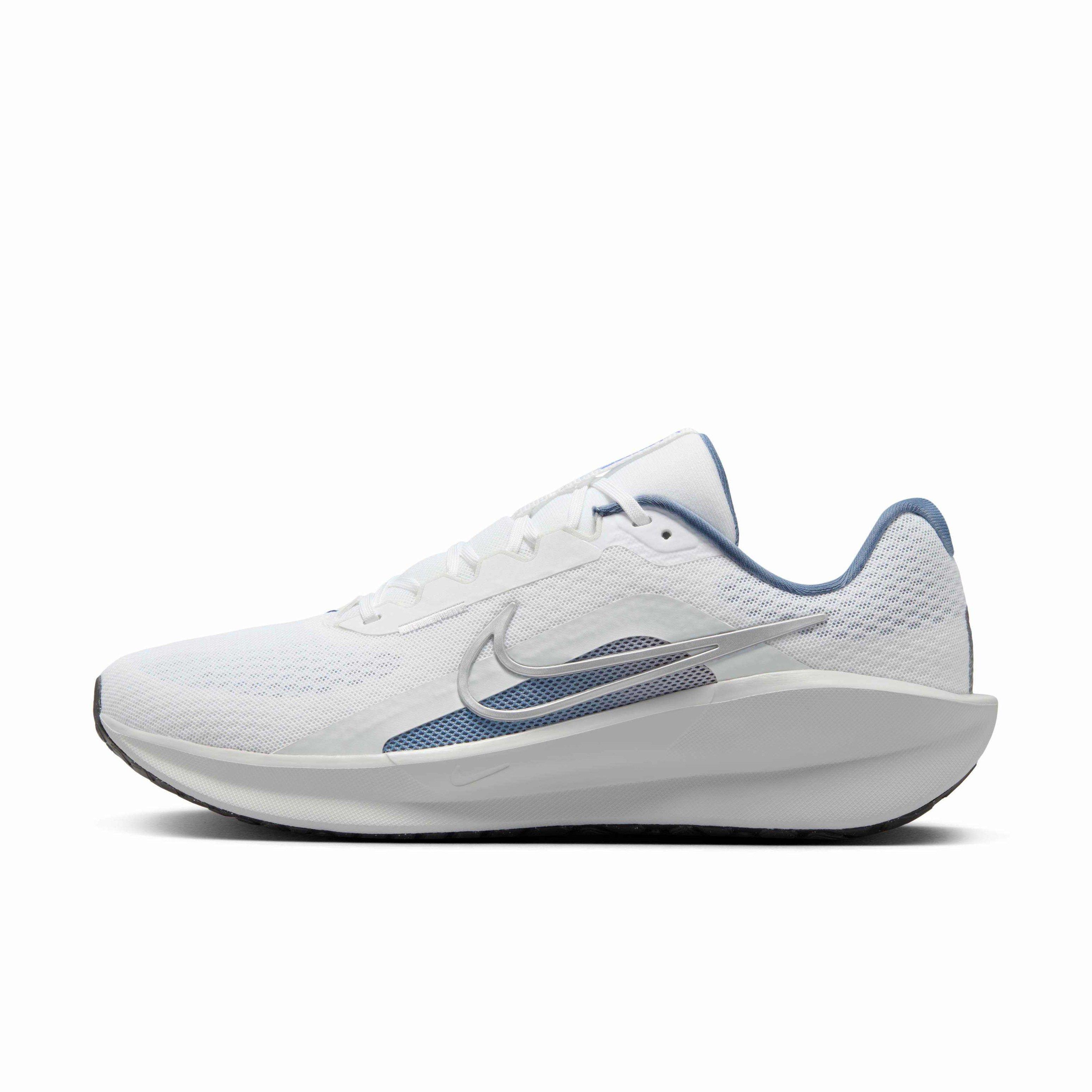 Nike Downshifter 13 "White/Ashen Slate/Photon Dust/Metallic Silver" Men's Running Shoe - WHITE/SLATE/DUST/SILVER Thumbnail View 2