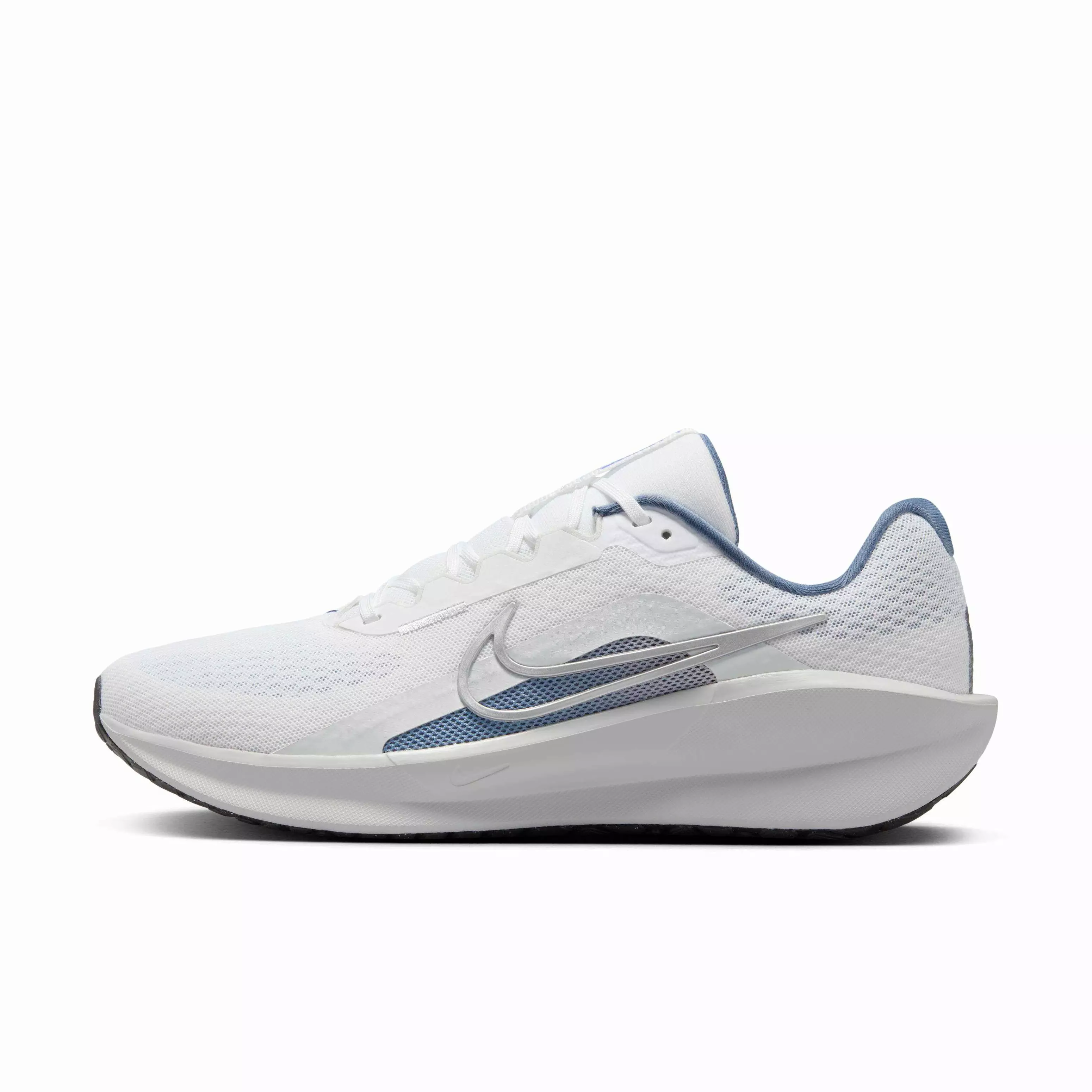 Nike Downshifter 13 "White/Ashen Slate/Photon Dust/Metallic Silver" Men's Running Shoe - WHITE/SLATE/DUST/SILVER