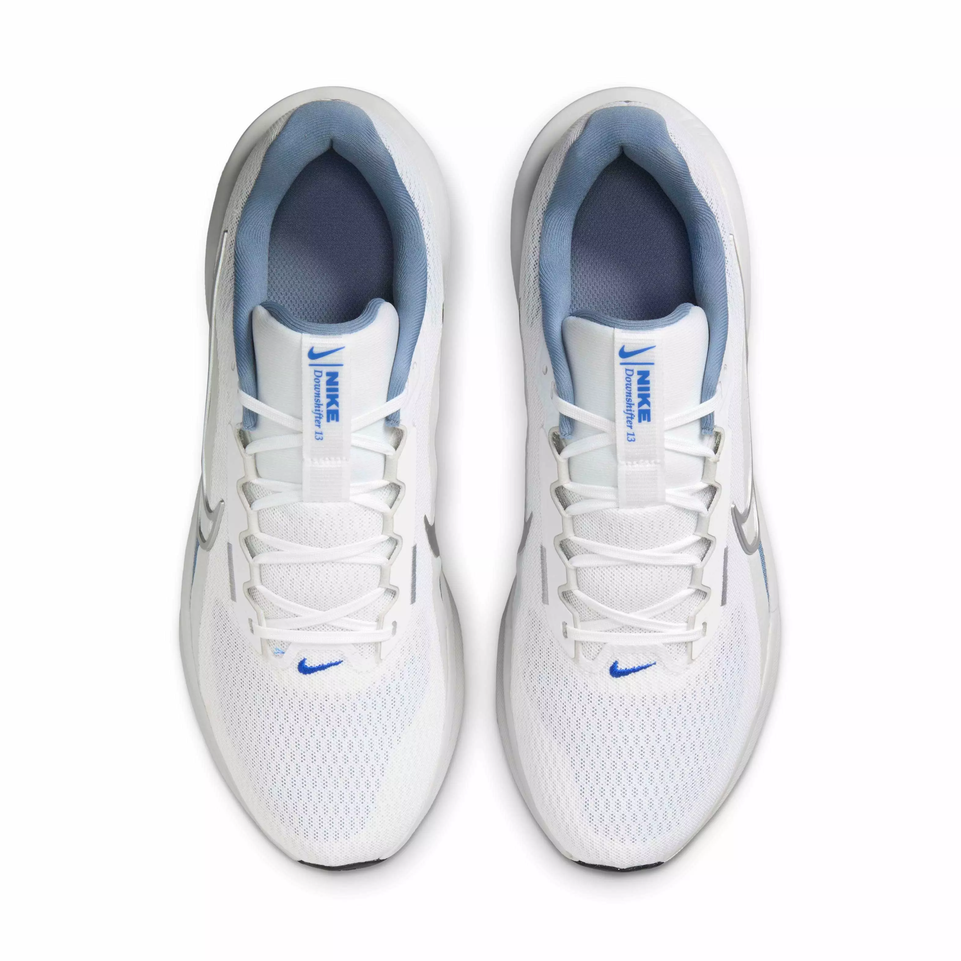 Nike Downshifter 13 "White/Ashen Slate/Photon Dust/Metallic Silver" Men's Running Shoe - WHITE/SLATE/DUST/SILVER