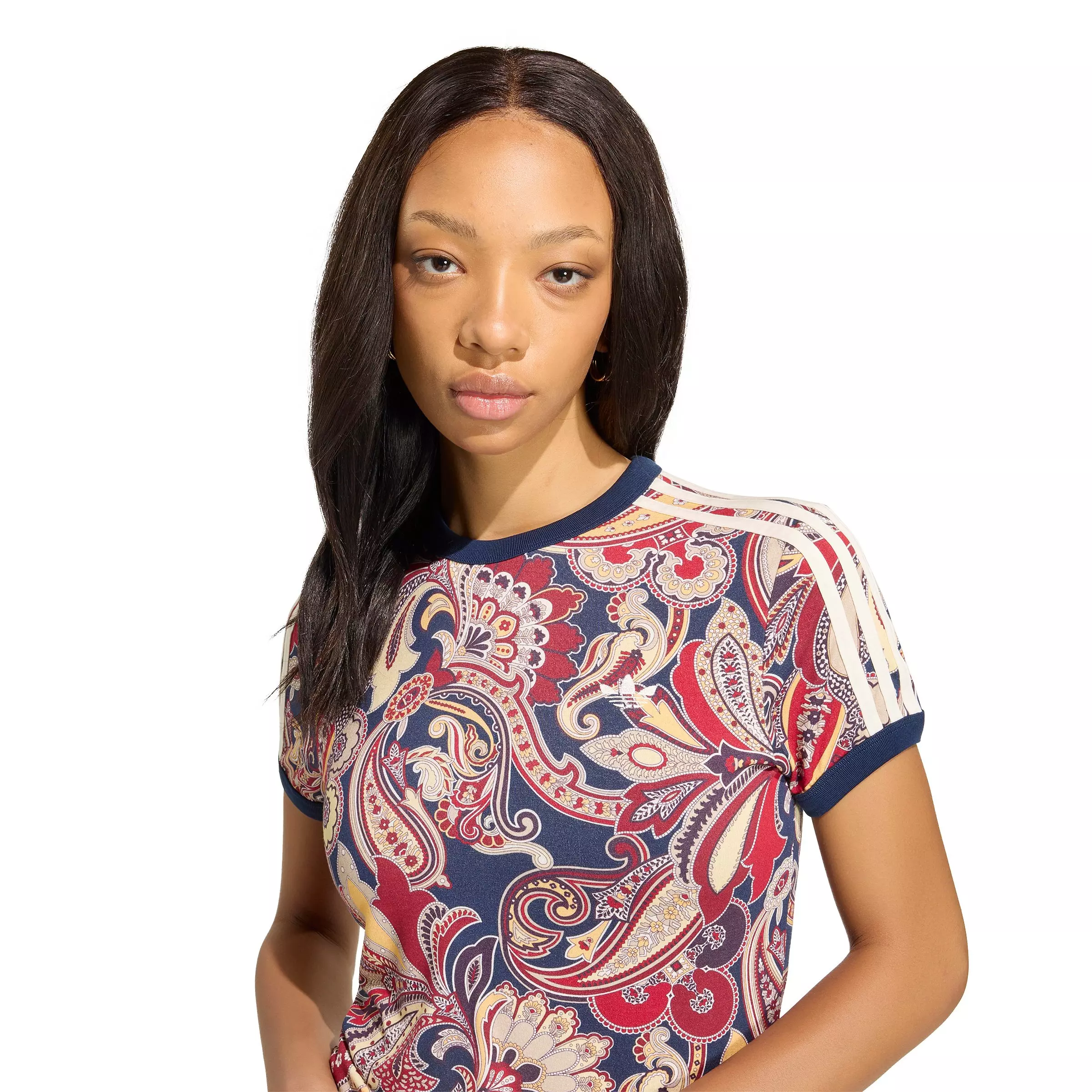 adidas Originals Women's x Liberty London Cali Tee - Multicolor - MULTI-COLOR