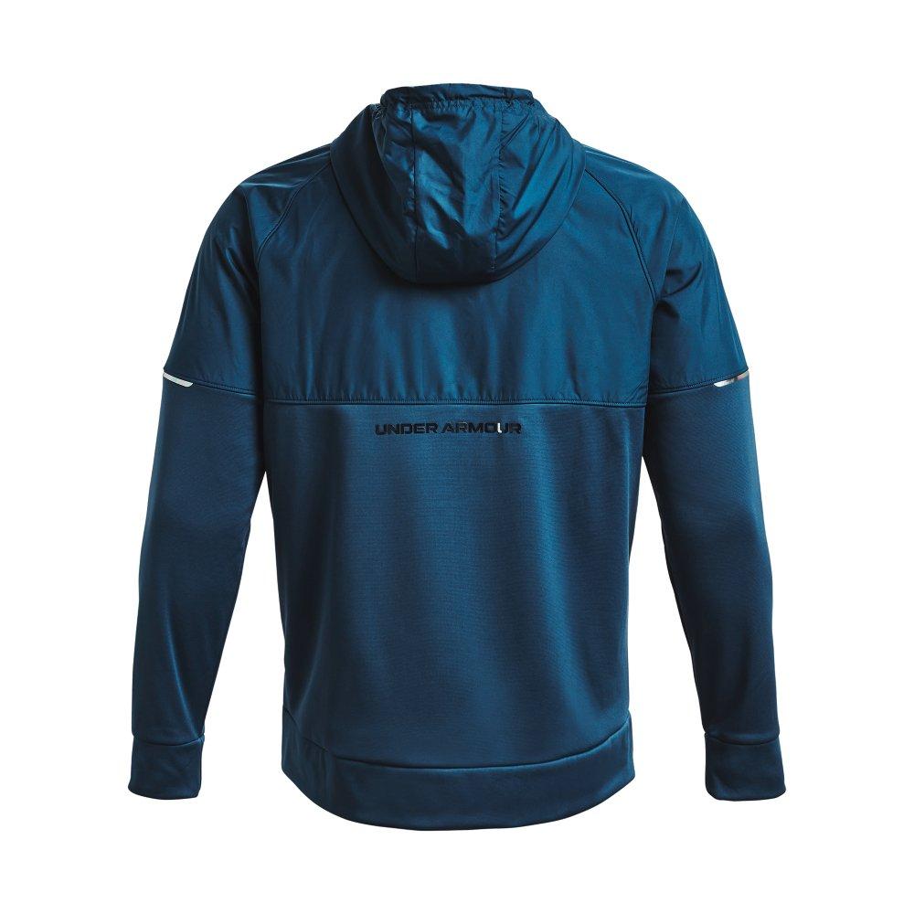 Under Armour Mens Armour Fleece Storm Full Zip Hoodie - Blue