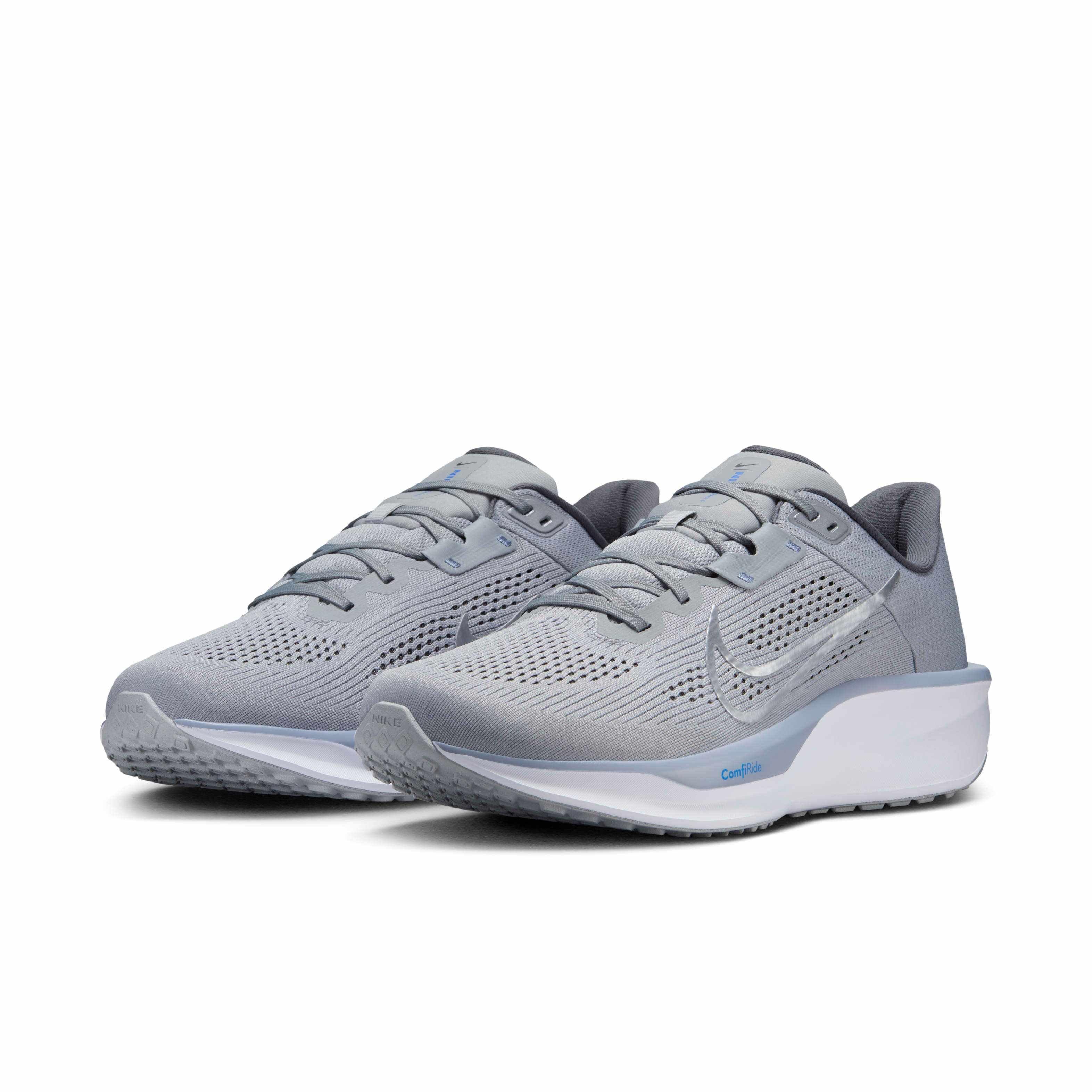 Nike Quest 6 "Light Smoke Grey/Ashen Slate/Hyper Royal/Iron Grey" Men's Running Shoe - LT GREY/SLATE/ROYAL/GREY Thumbnail View 3