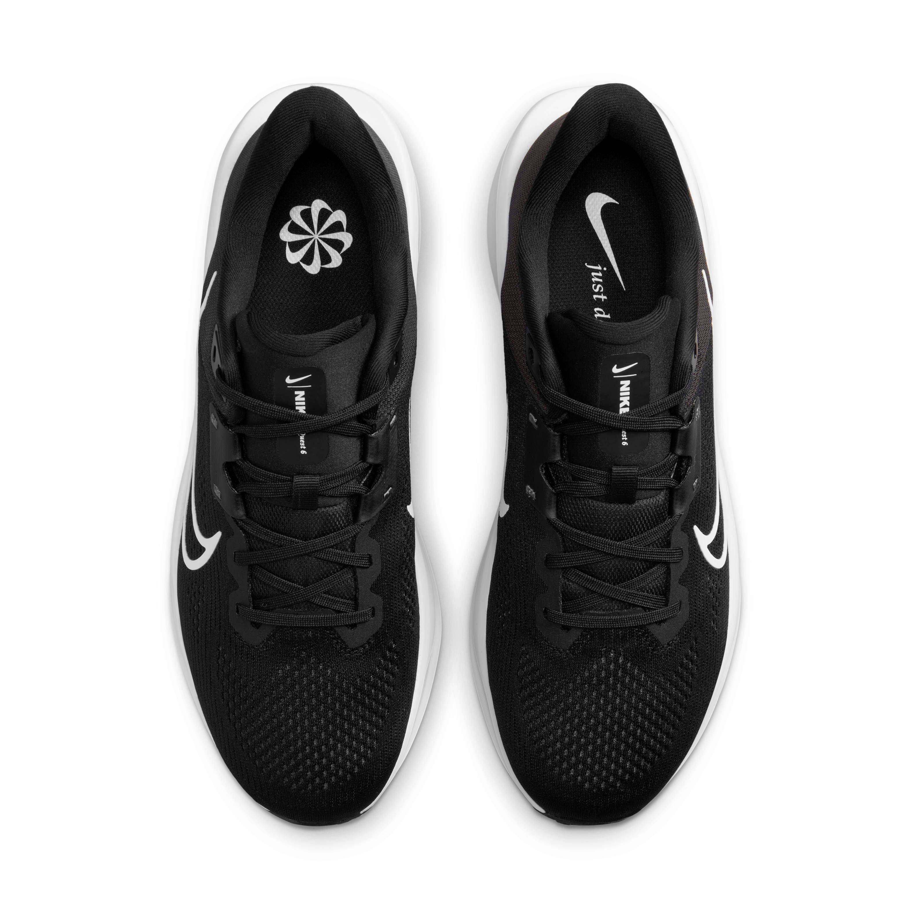 Nike Quest 6 "Black/Iron Grey/White" Men's Running Shoe - BLACK/GREY/WHITE Thumbnail View 4