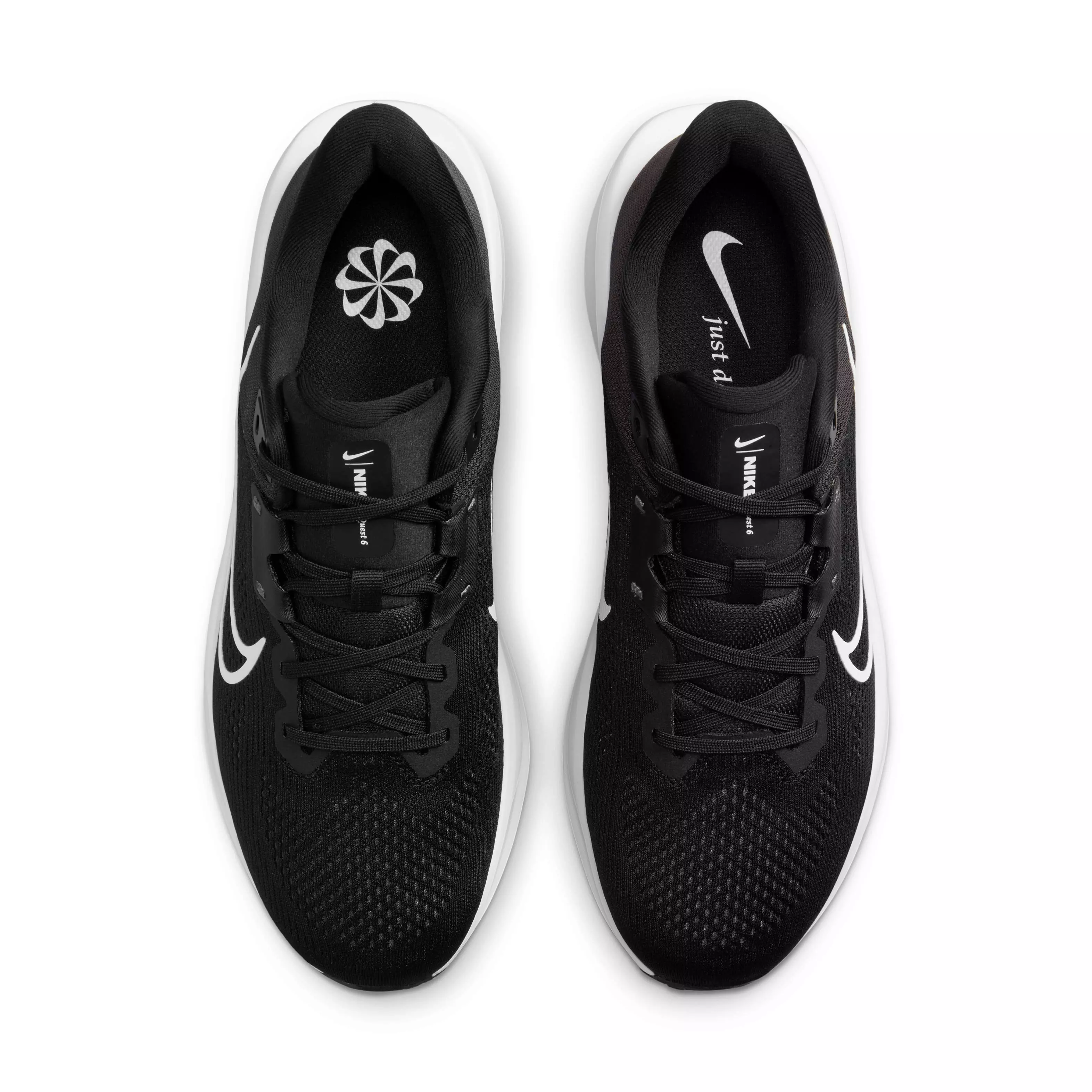 Nike Quest 6 "Black/Iron Grey/White" Men's Running Shoe - BLACK/GREY/WHITE