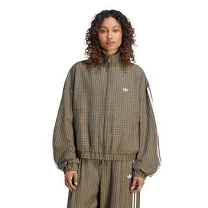 adidas Originals Women's Checks Track Jacket - Olive - OLIVE