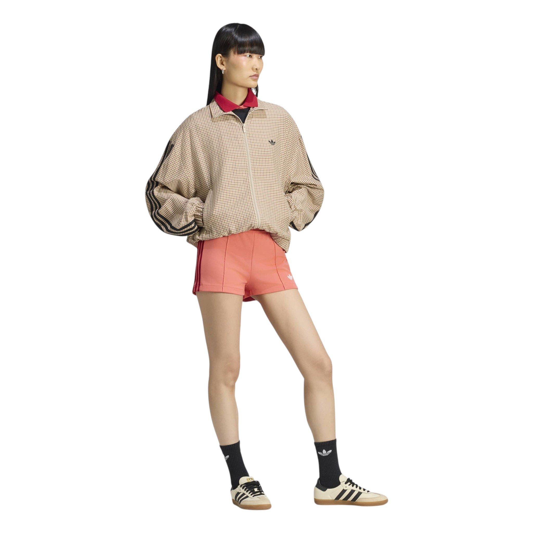 adidas Originals Women's Checks Track Jacket - Beige - BEIGE