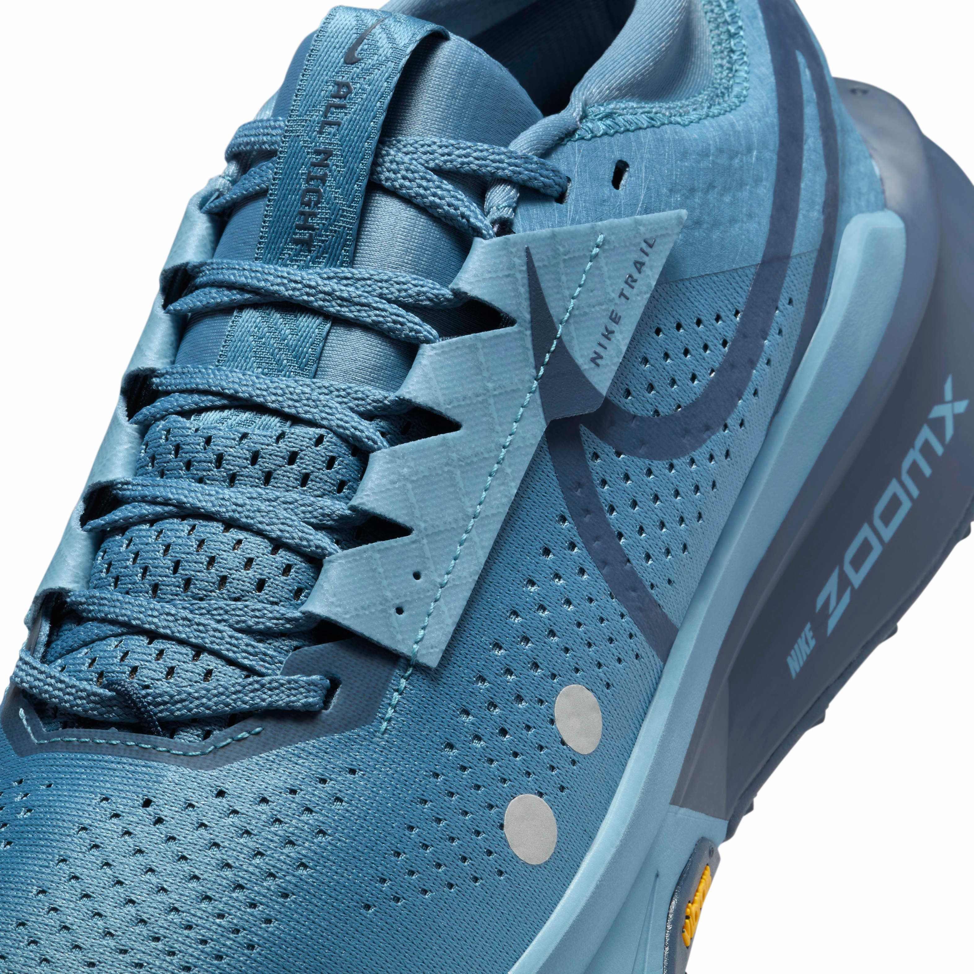 Nike Zegama 2 "Smokey Blue/Metallic Platinum/Armory Navy" Men's Trail Running Shoe - BLUE/PLATINUM/NAVY Thumbnail View 7