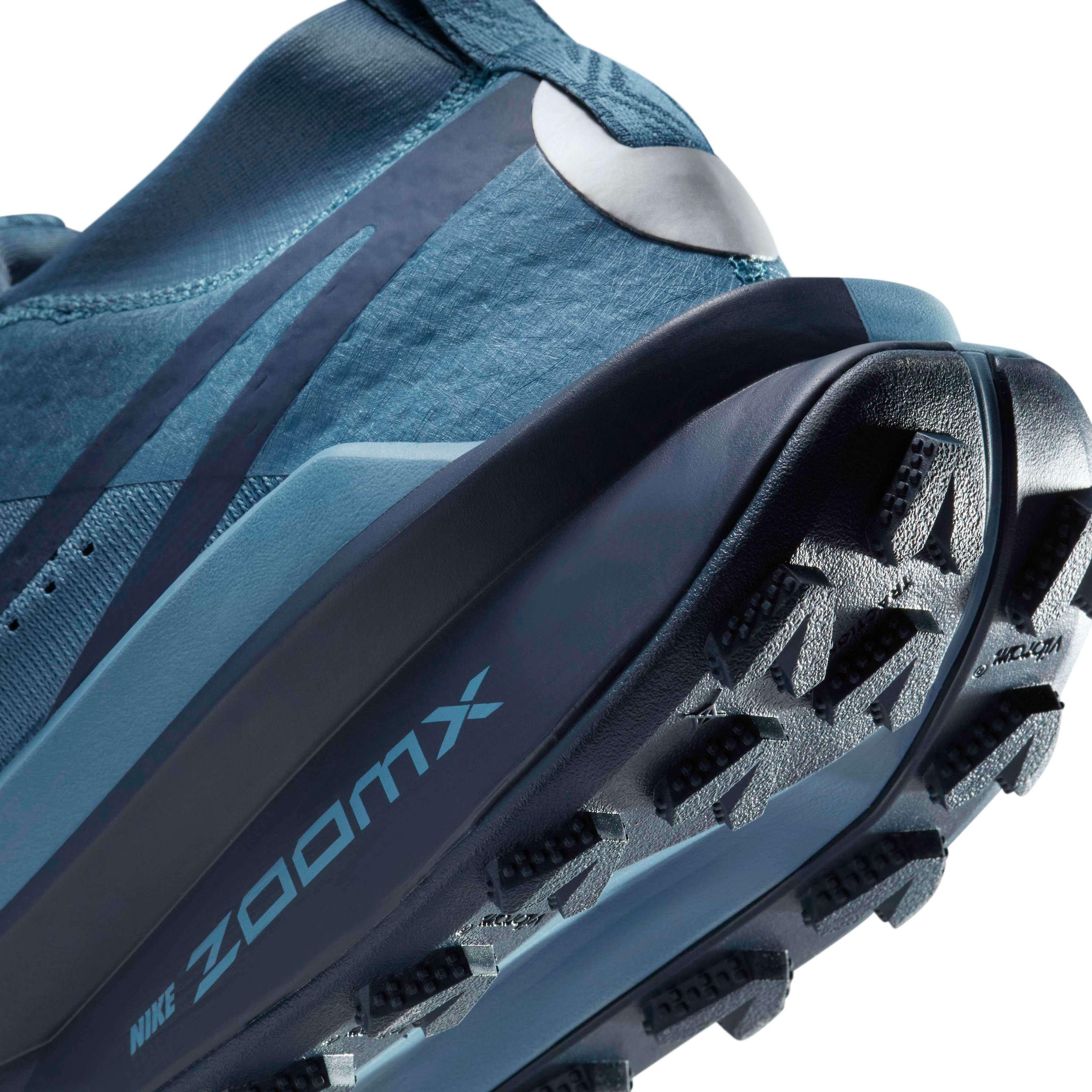 Nike Zegama 2 "Smokey Blue/Metallic Platinum/Armory Navy" Men's Trail Running Shoe - BLUE/PLATINUM/NAVY Thumbnail View 8